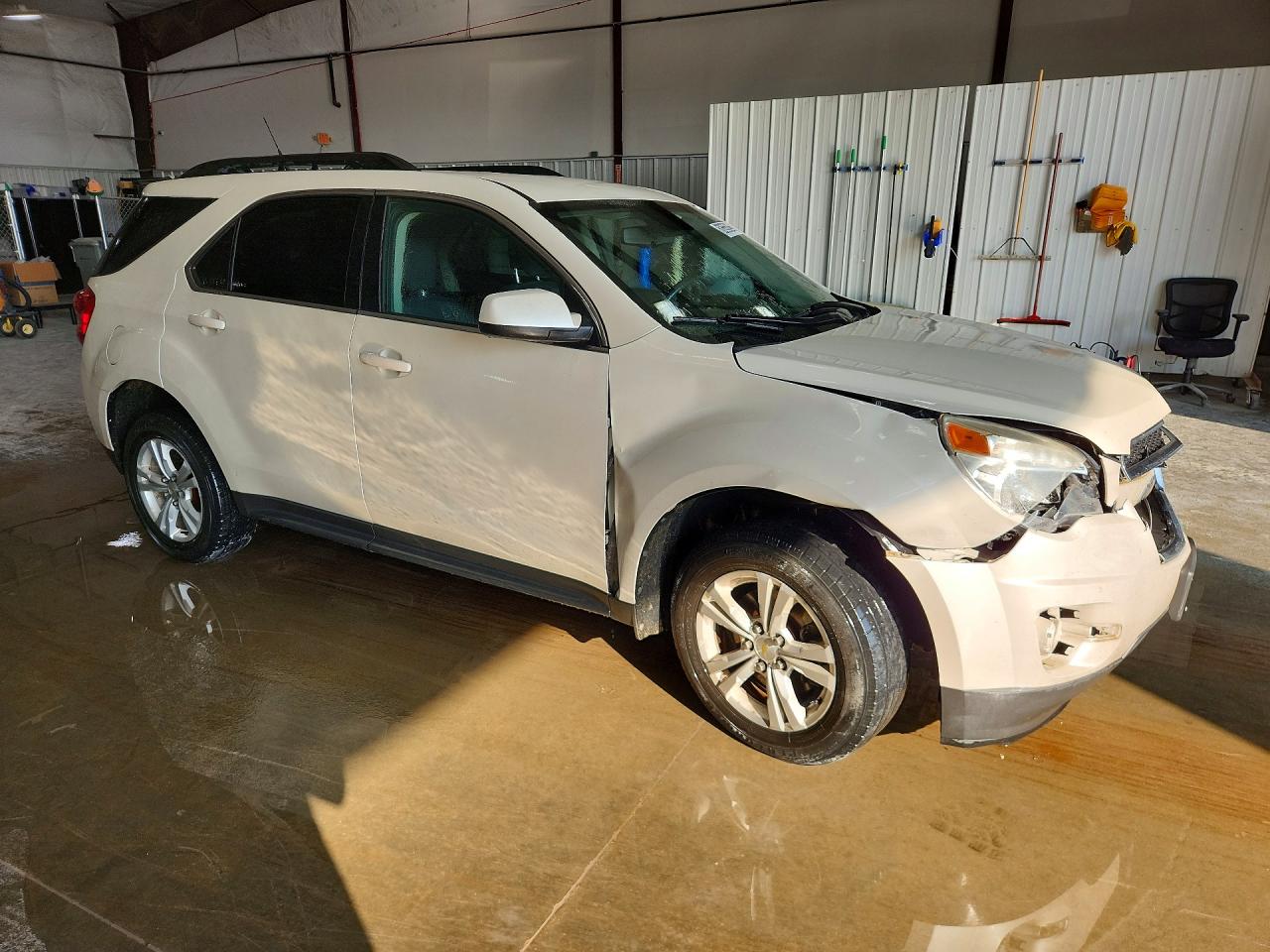 2012 Chevrolet Equinox Lt White vin: 2GNALDEK8C1165341