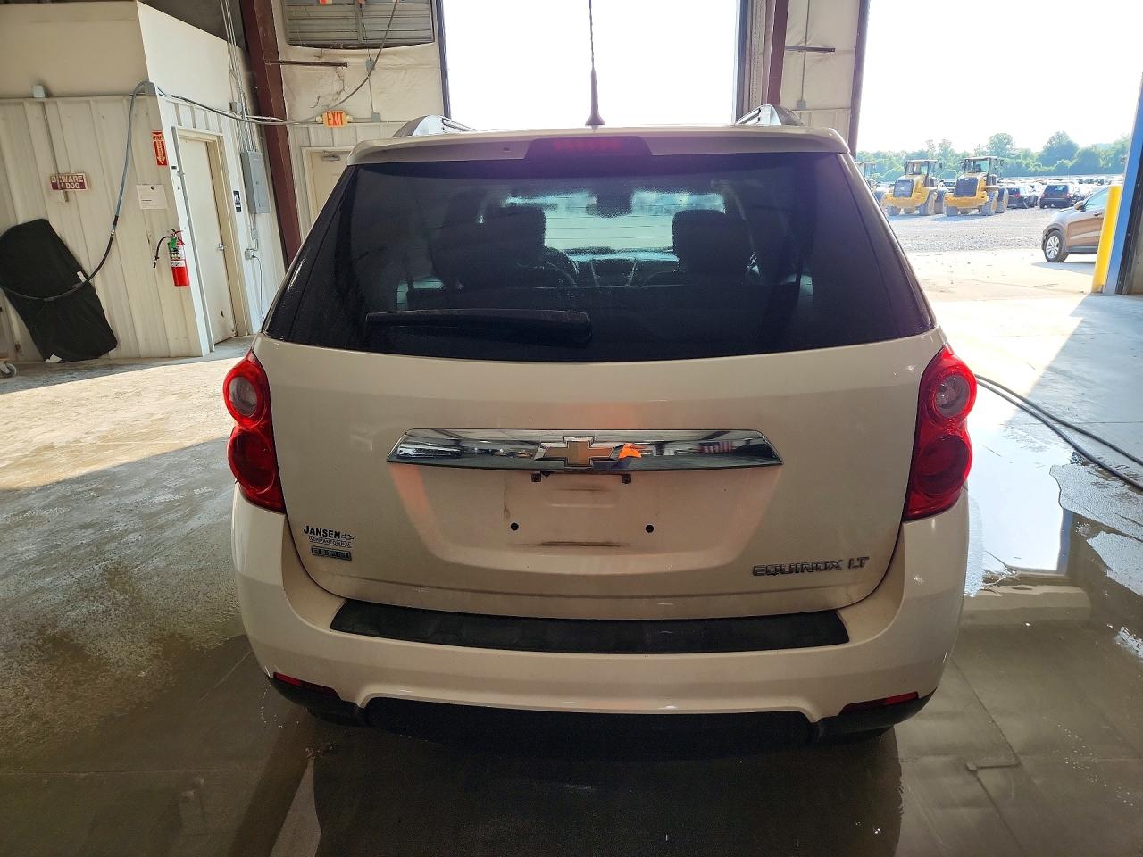 2012 Chevrolet Equinox Lt White vin: 2GNALDEK8C1165341