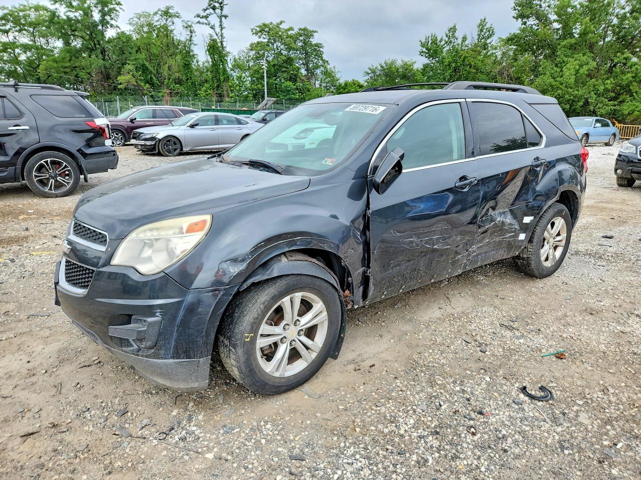2012 Chevrolet Equinox Lt Gray vin: 2GNALDEK8C1210181