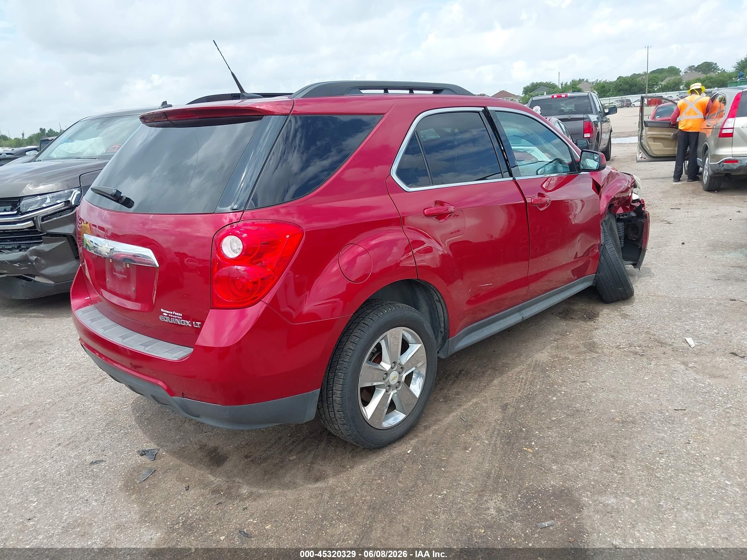2012 Chevrolet Equinox 1lt Red vin: 2GNALDEK8C1304741