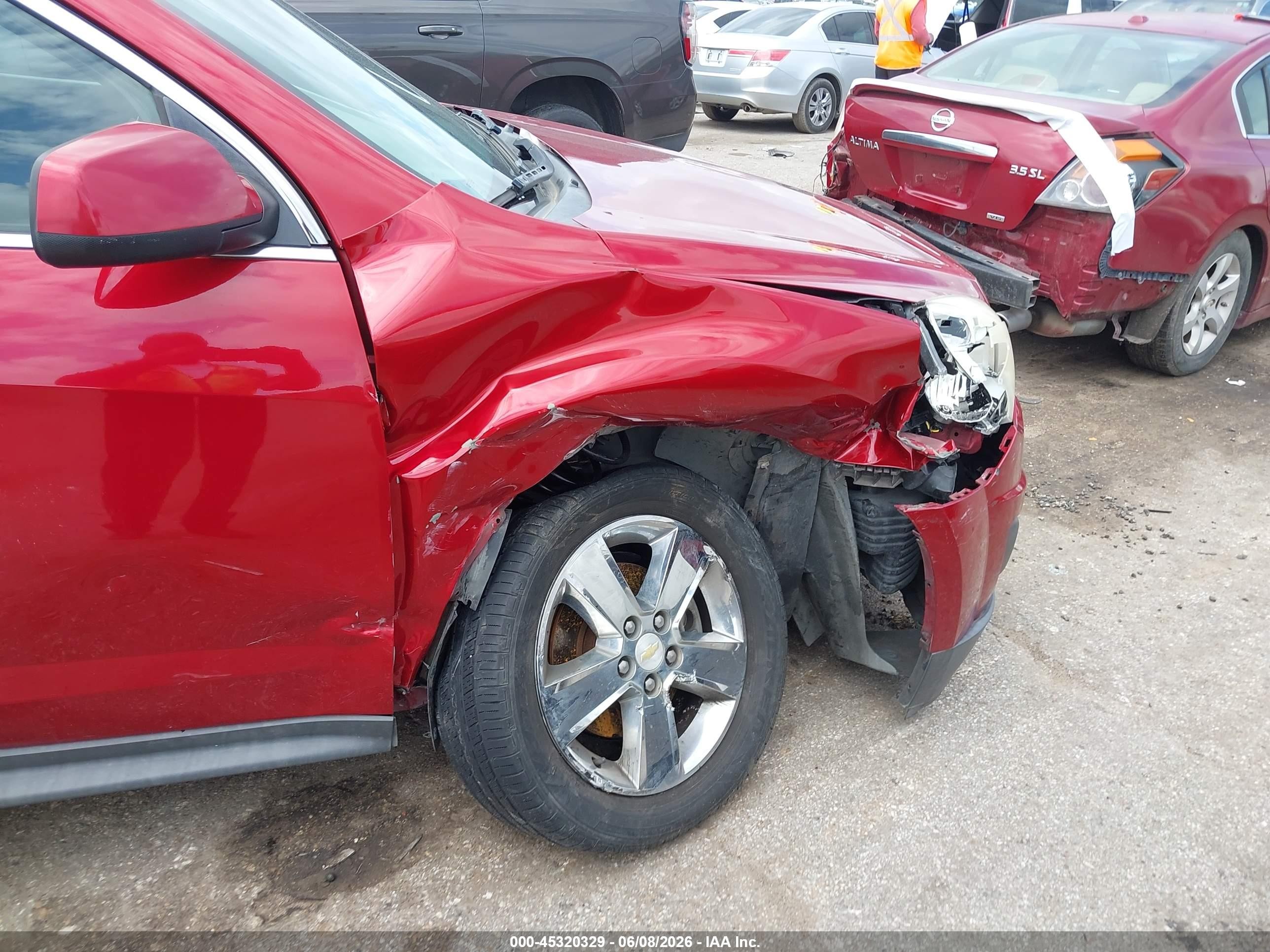 2012 Chevrolet Equinox 1lt Red vin: 2GNALDEK8C1304741