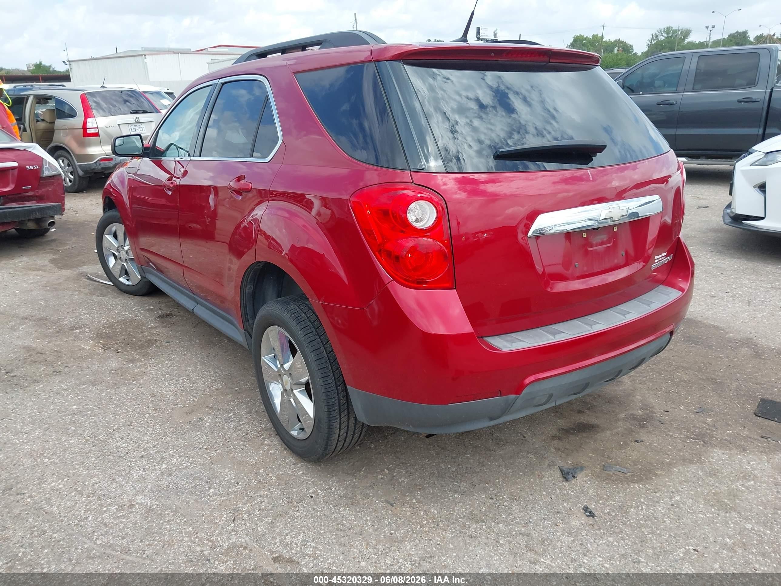 2012 Chevrolet Equinox 1lt Red vin: 2GNALDEK8C1304741