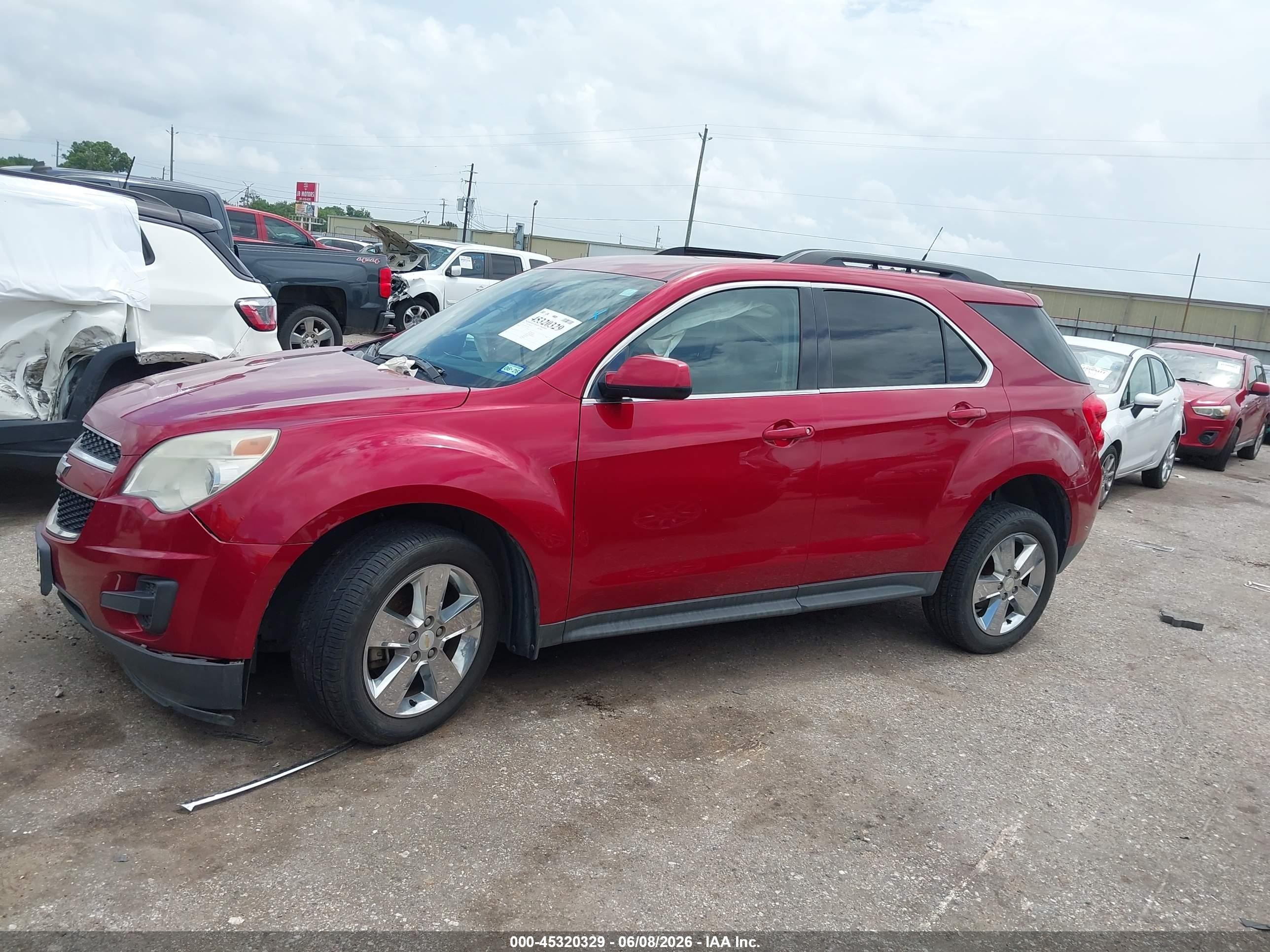 2012 Chevrolet Equinox 1lt Red vin: 2GNALDEK8C1304741