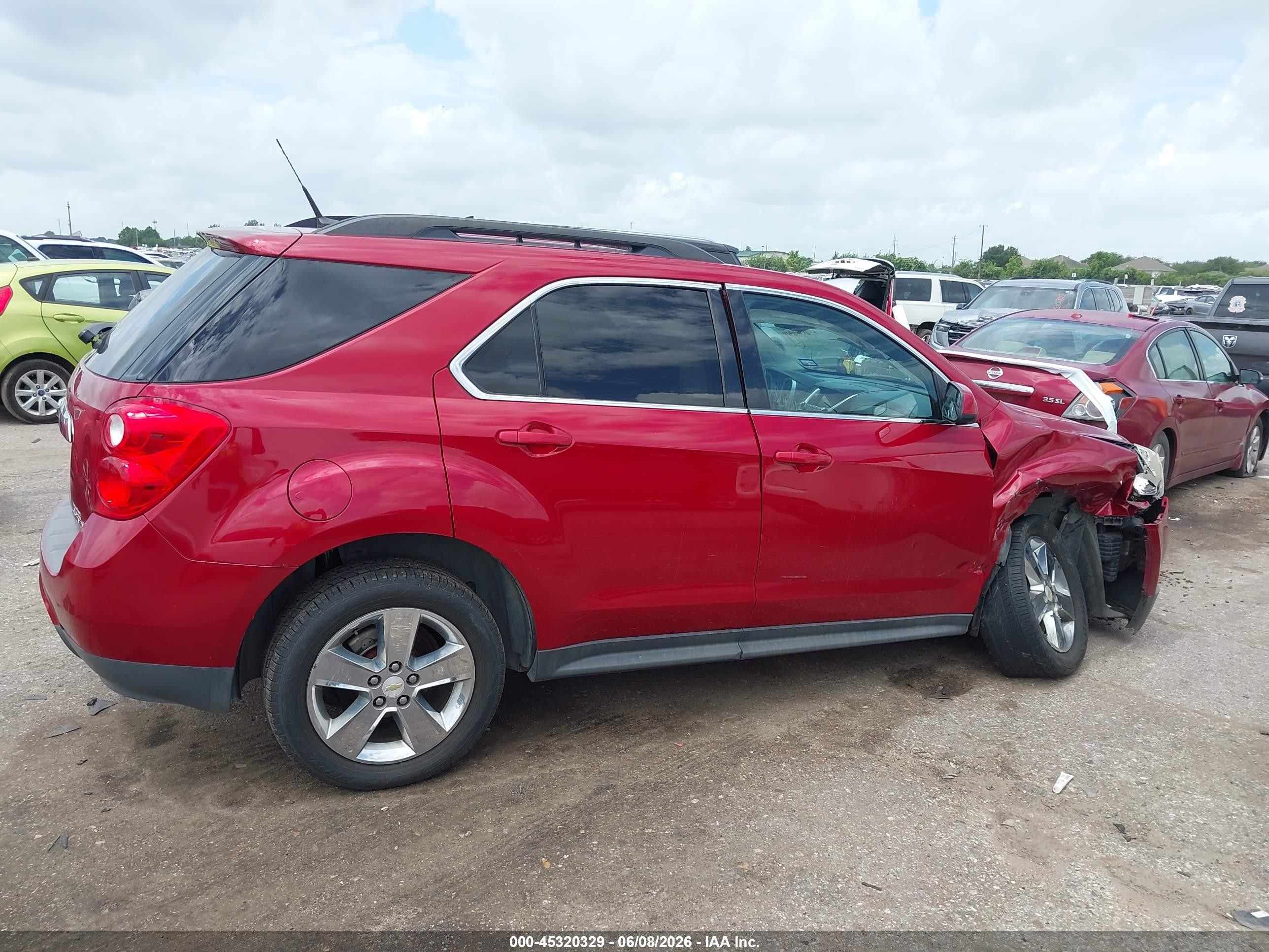 2012 Chevrolet Equinox 1lt Red vin: 2GNALDEK8C1304741