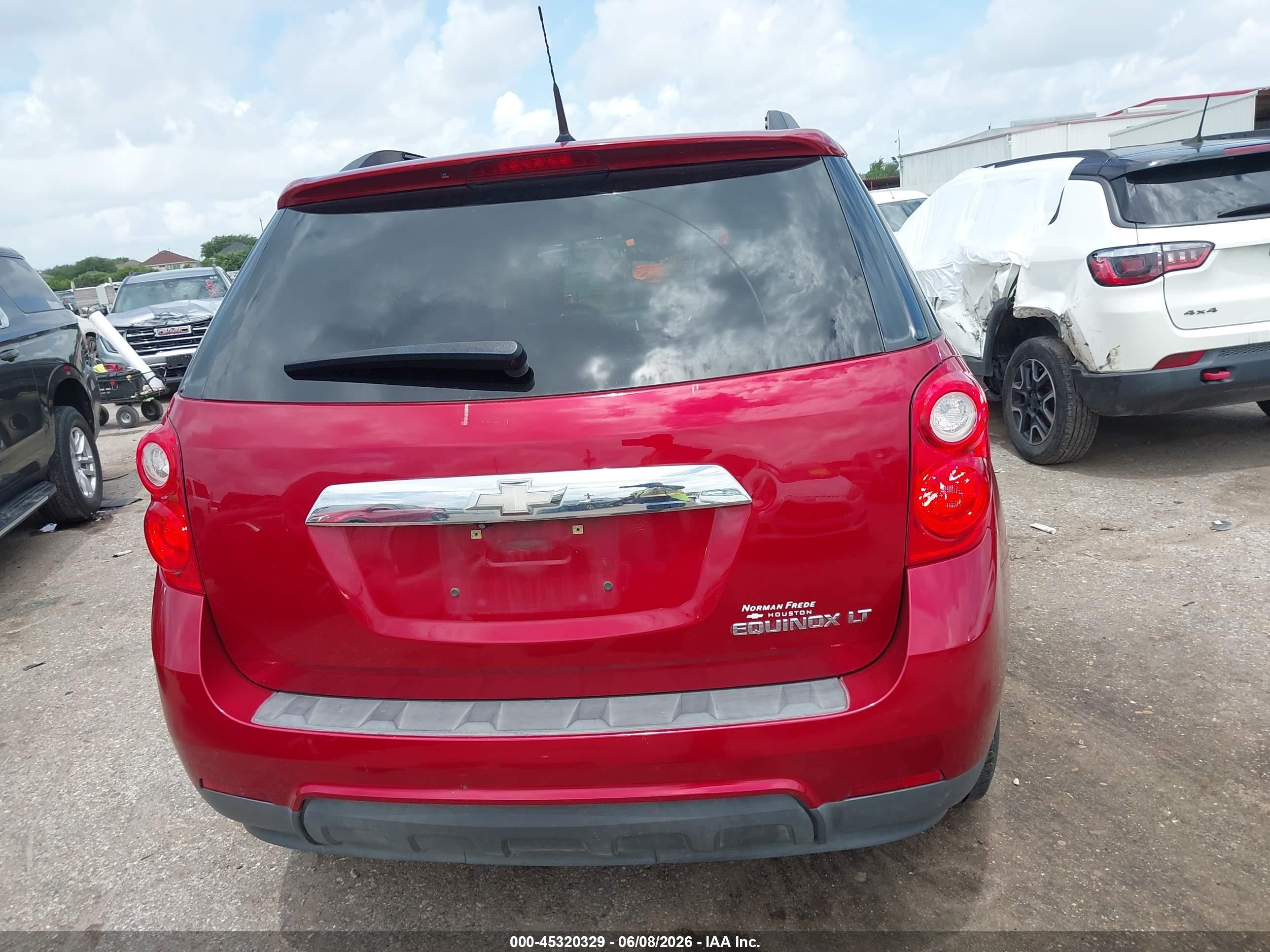 2012 Chevrolet Equinox 1lt Red vin: 2GNALDEK8C1304741