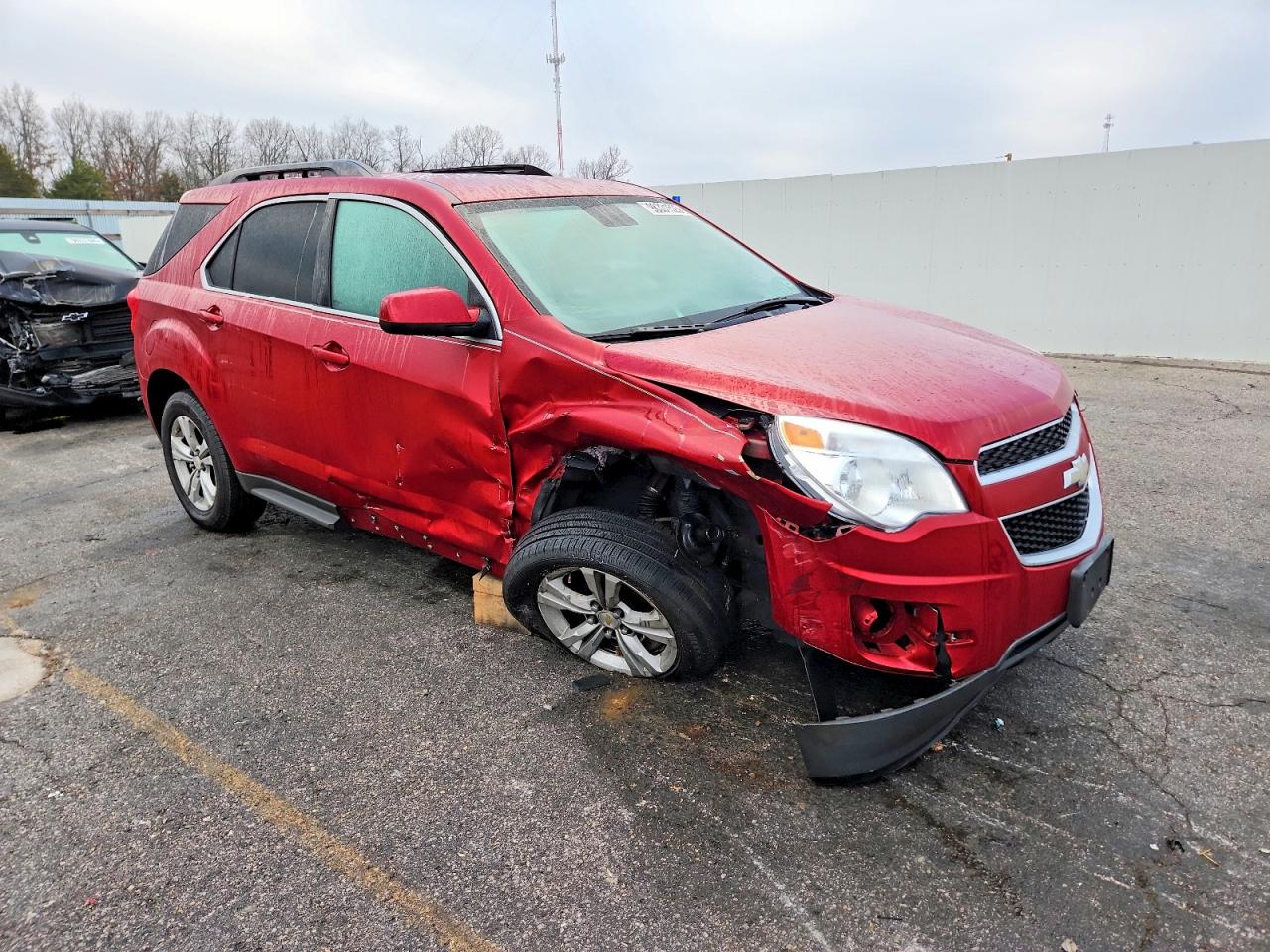2012 Chevrolet Equinox Lt Red vin: 2GNALDEK8C1320132