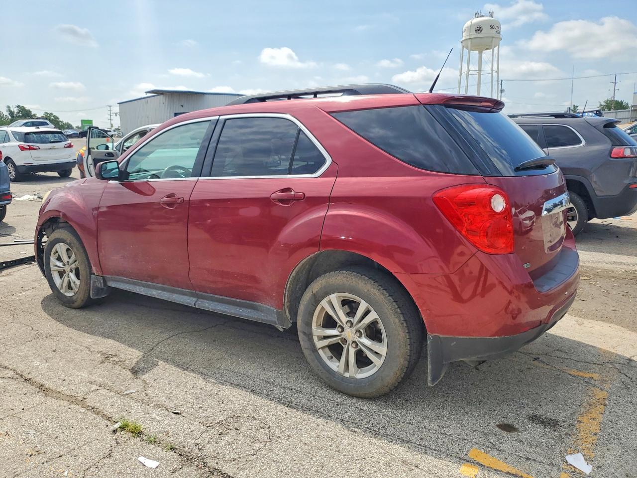 2012 Chevrolet Equinox Lt Бордовый vin: 2GNALDEK8C6188413