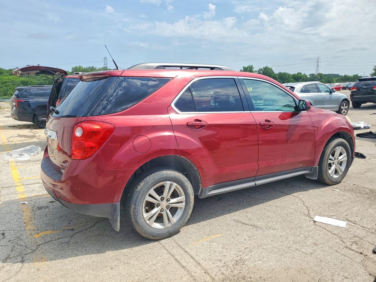 2012 Chevrolet Equinox Lt Бордовый vin: 2GNALDEK8C6188413