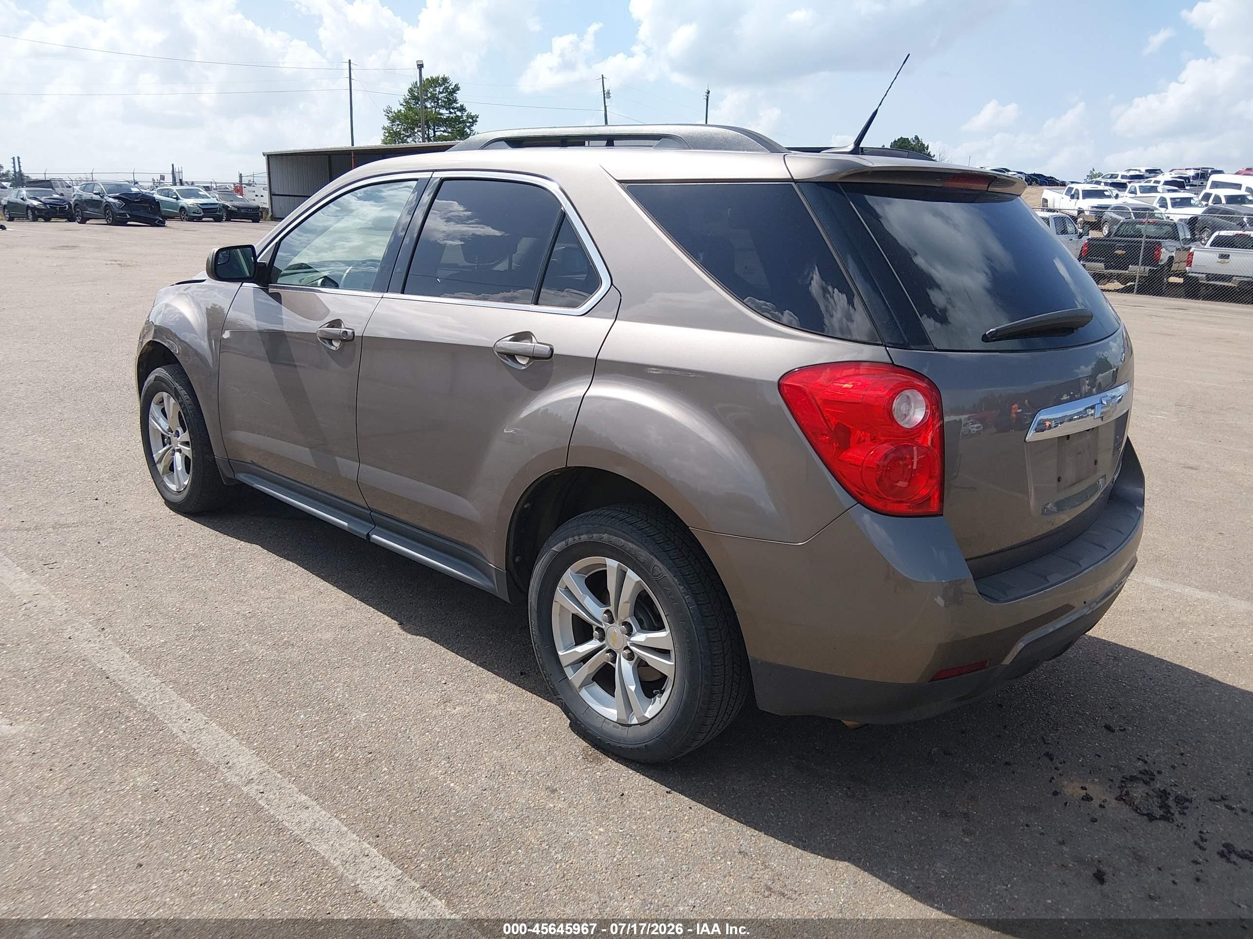 2012 Chevrolet Equinox Lt W/1lt Gray vin: 2GNALDEK8C6253311