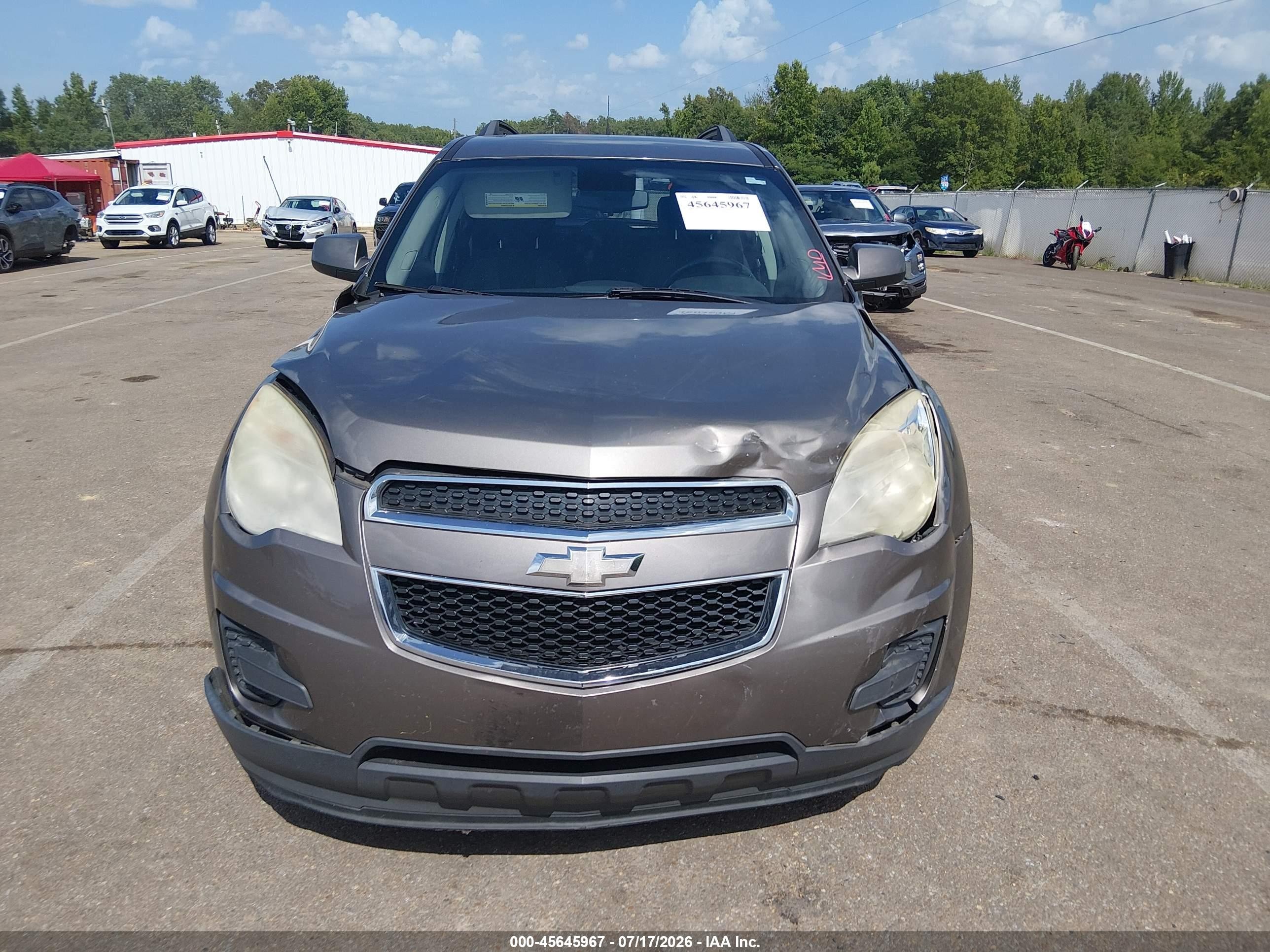 2012 Chevrolet Equinox Lt W/1lt Gray vin: 2GNALDEK8C6253311