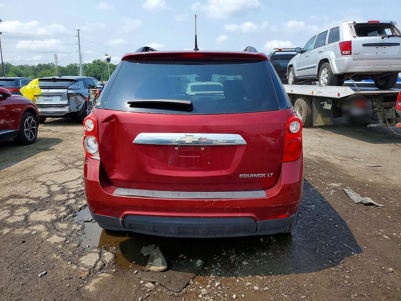 2012 Chevrolet Equinox Lt Red vin: 2GNALDEK8C6340061