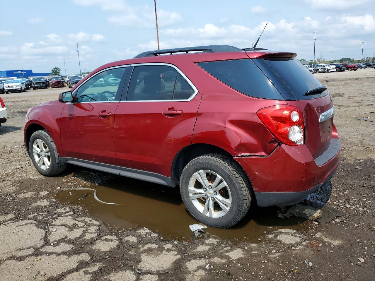2012 Chevrolet Equinox Lt Red vin: 2GNALDEK8C6340061