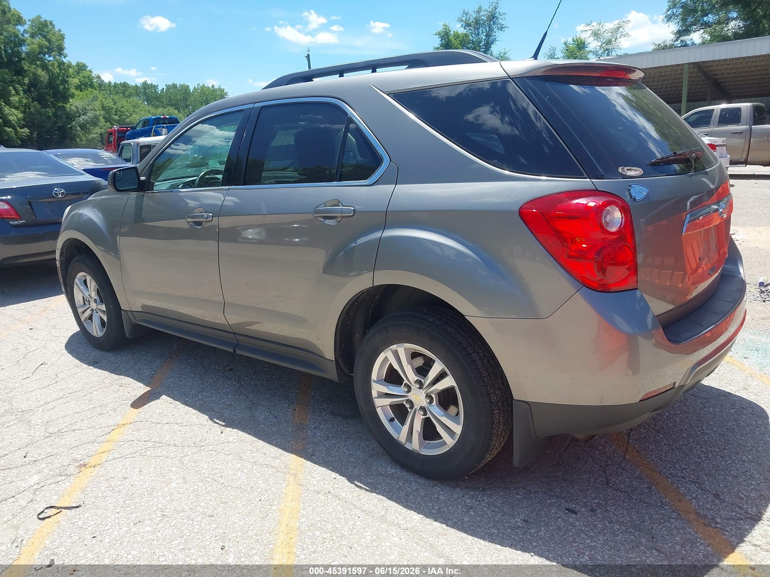 2012 Chevrolet Equinox 1lt Gray vin: 2GNALDEK8C6389499