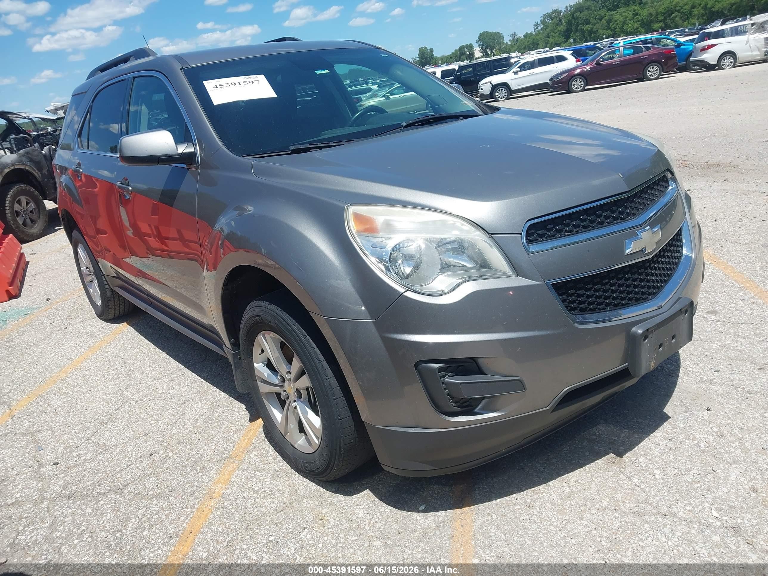 2012 Chevrolet Equinox 1lt Gray vin: 2GNALDEK8C6389499