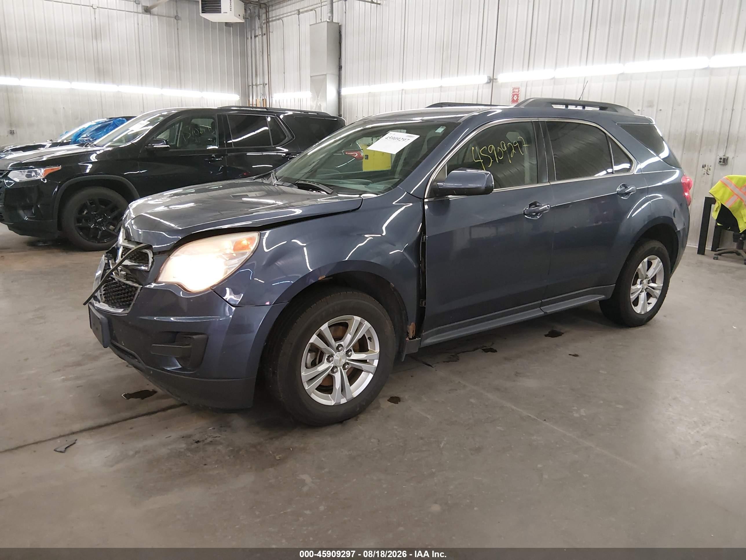2013 Chevrolet Equinox 1lt Blue vin: 2GNALDEK8D6146583