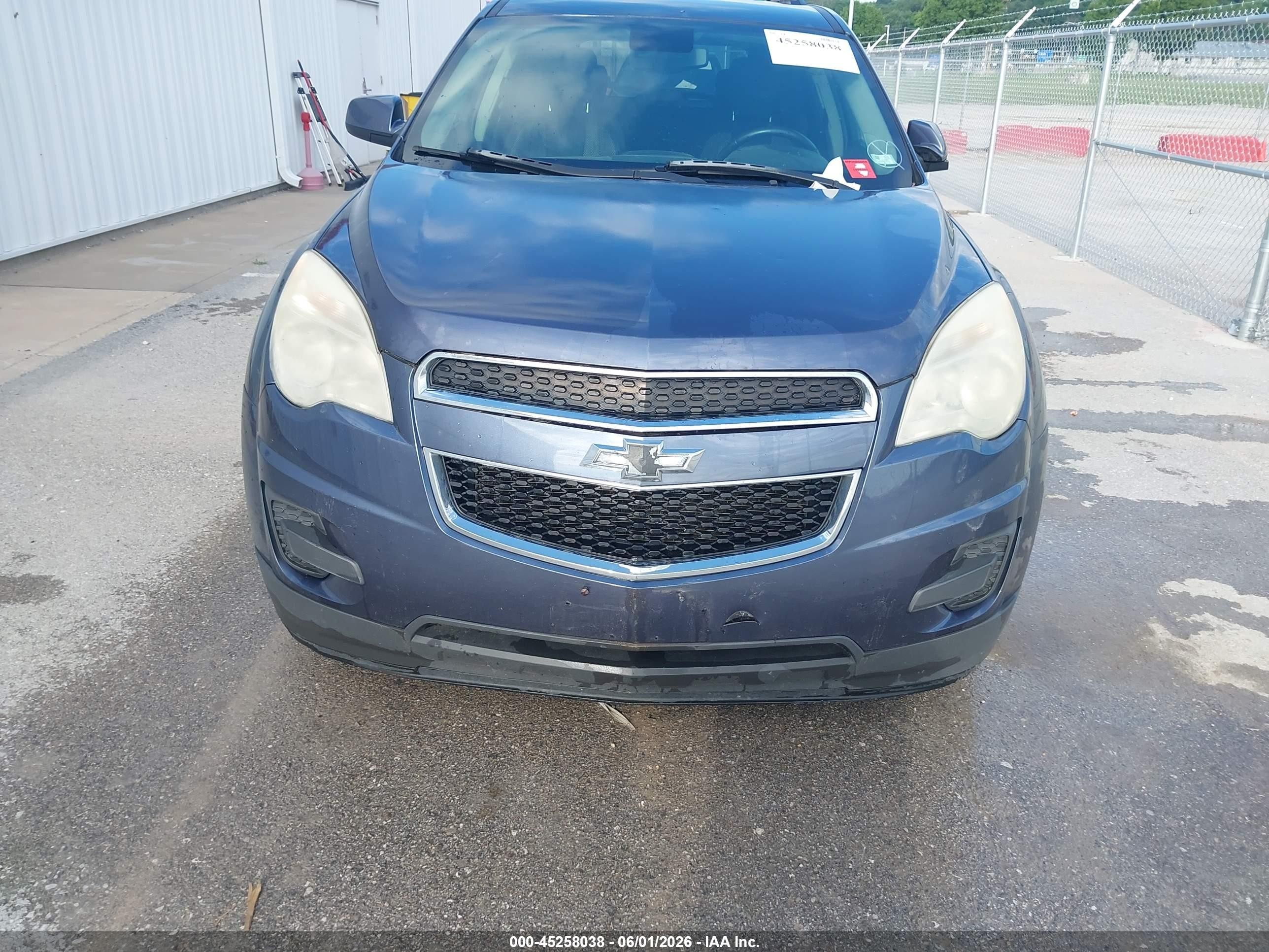 2013 Chevrolet Equinox 1lt Blue vin: 2GNALDEK8D6187215