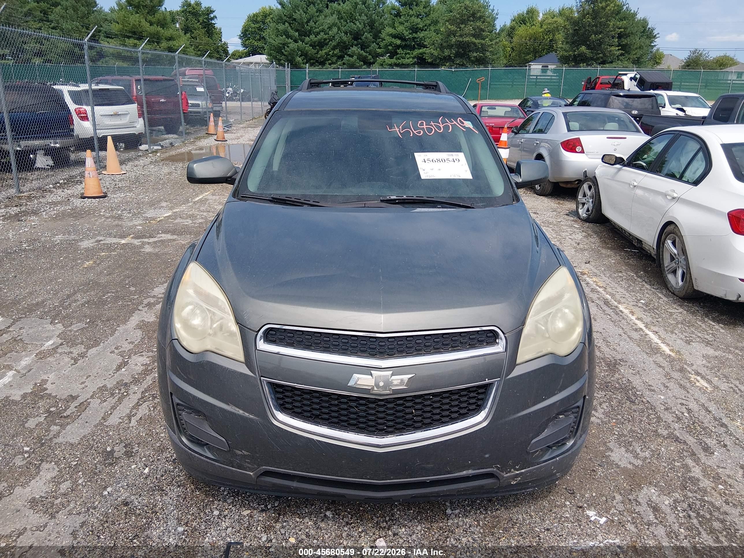 2013 Chevrolet Equinox Lt Gray vin: 2GNALDEK8D6223095
