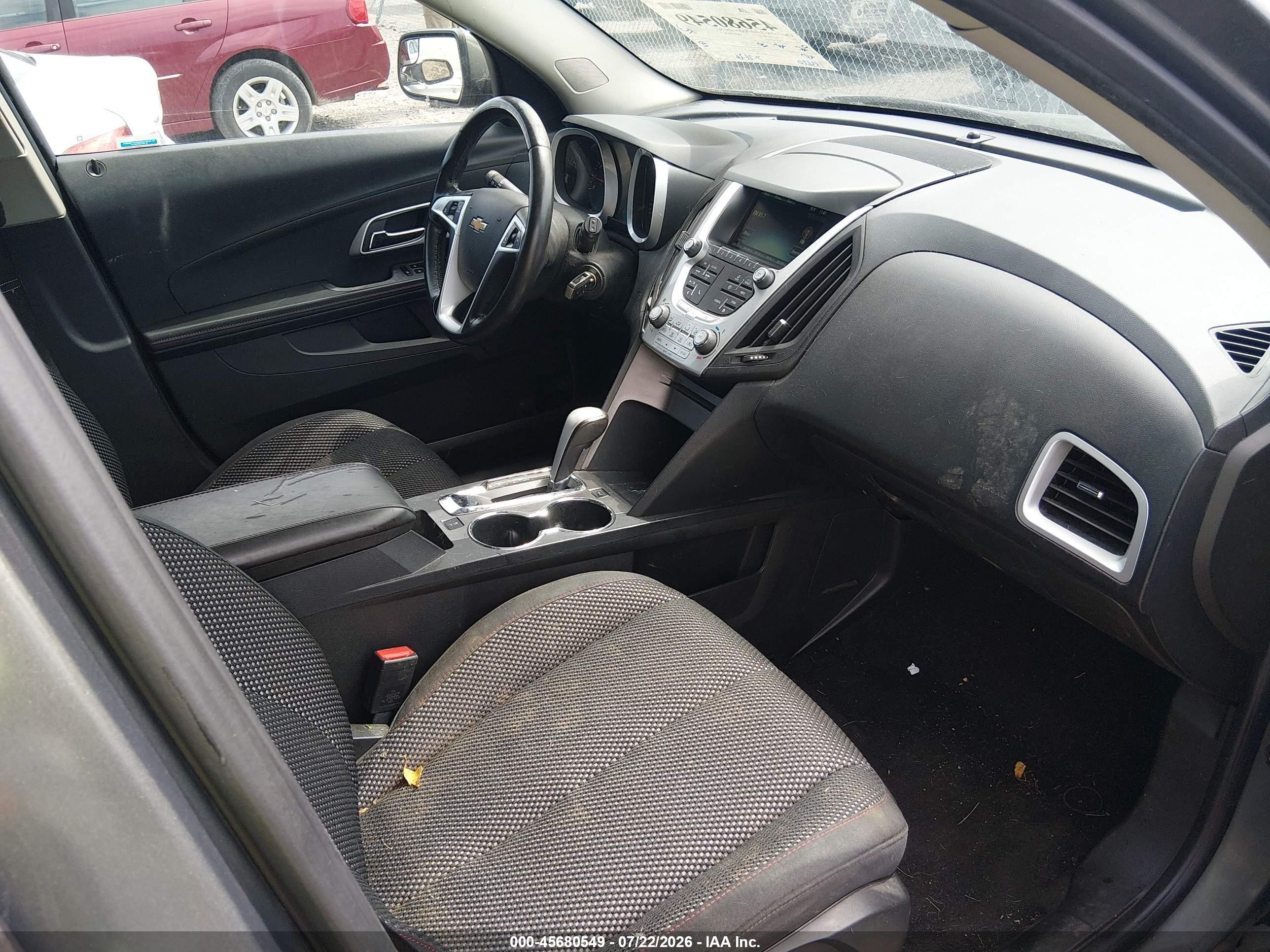 2013 Chevrolet Equinox Lt Gray vin: 2GNALDEK8D6223095