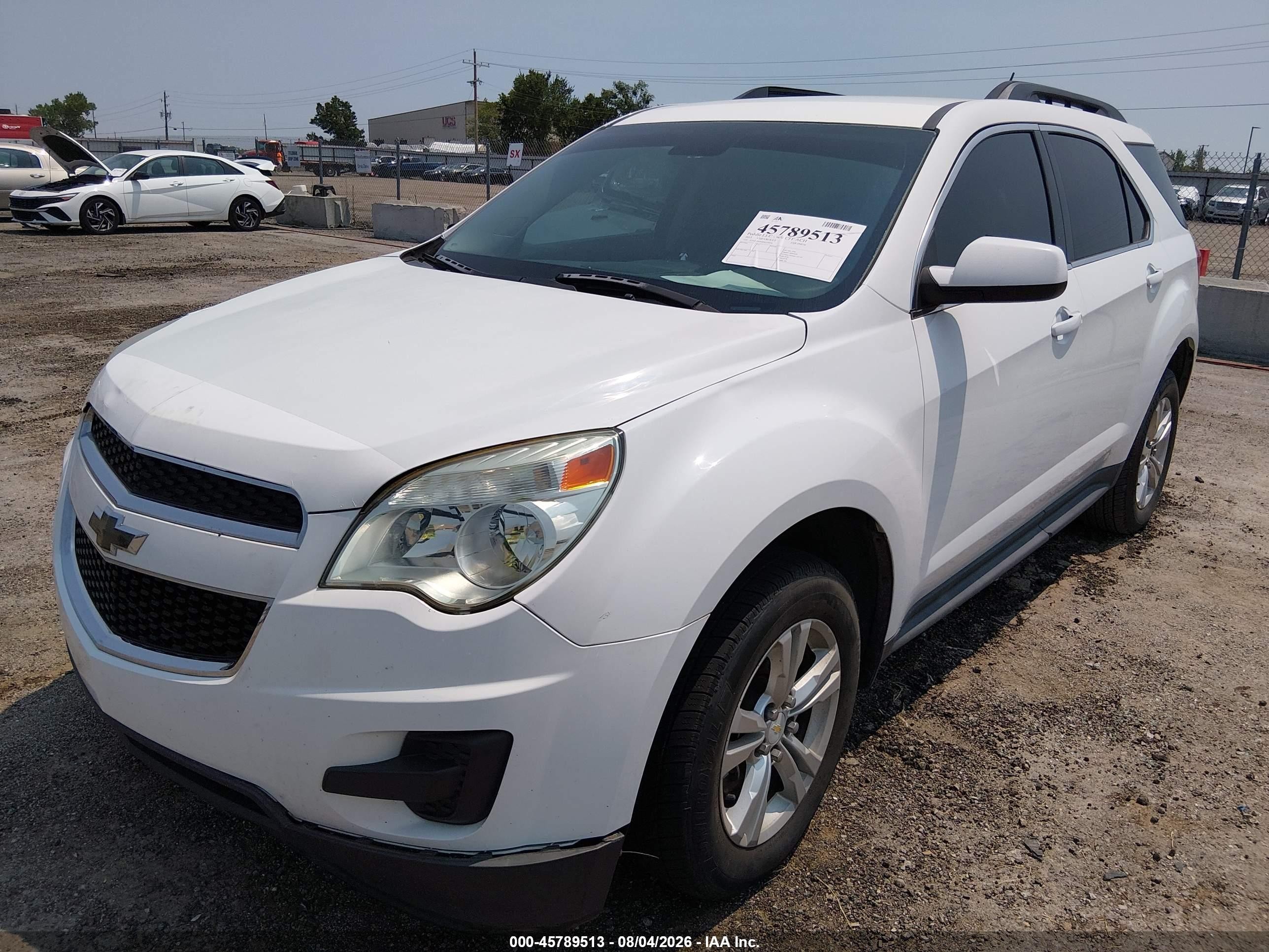 2013 Chevrolet Equinox Lt Белый vin: 2GNALDEK8D6259076