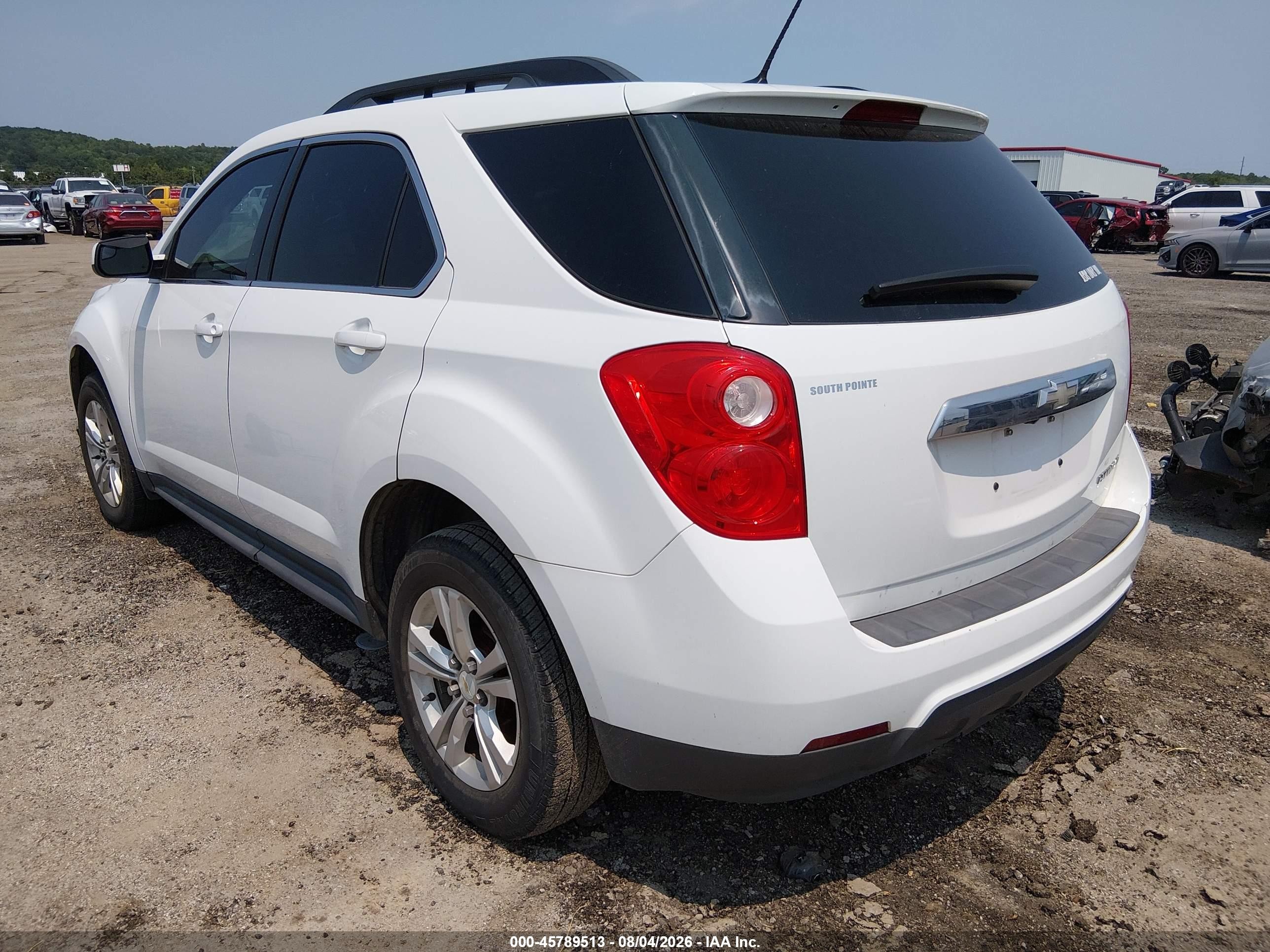 2013 Chevrolet Equinox Lt Белый vin: 2GNALDEK8D6259076