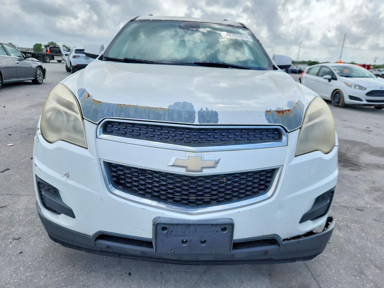 2013 Chevrolet Equinox Lt White vin: 2GNALDEK8D6365026