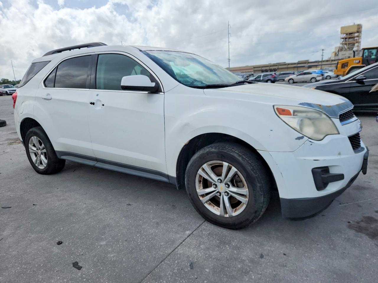 2013 Chevrolet Equinox Lt White vin: 2GNALDEK8D6365026