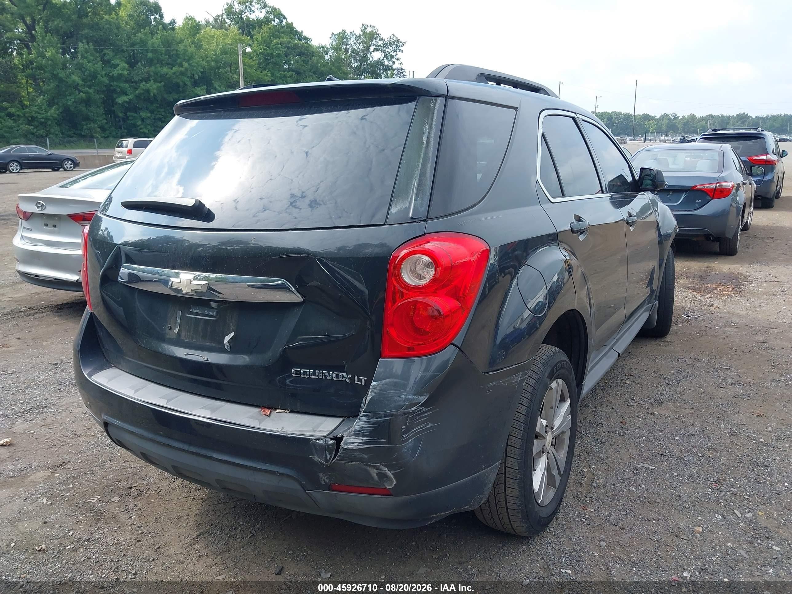 2013 Chevrolet Equinox 1lt Gray vin: 2GNALDEK8D6368704