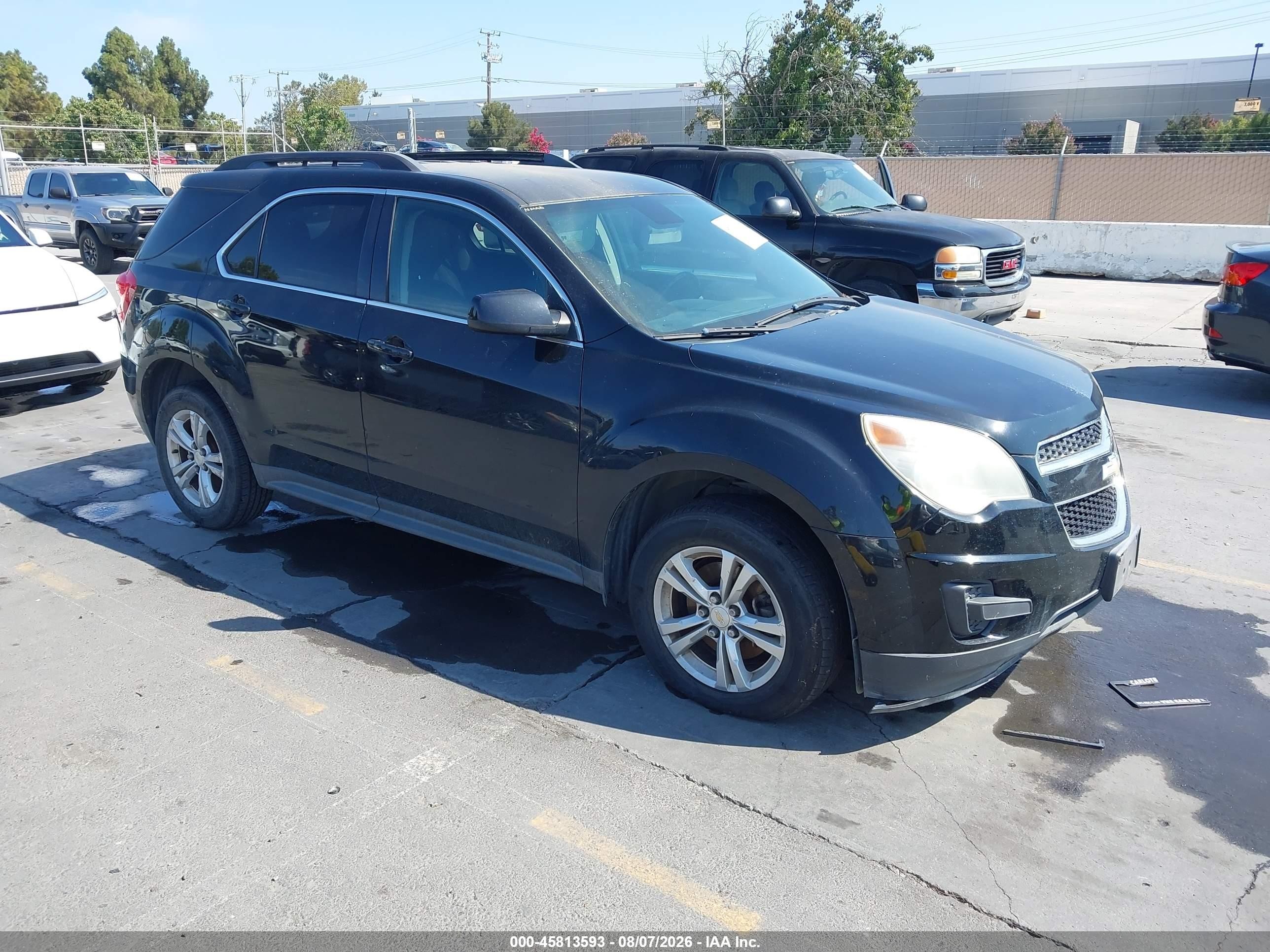 2013 Chevrolet Equinox Lt Black vin: 2GNALDEK8D6405234