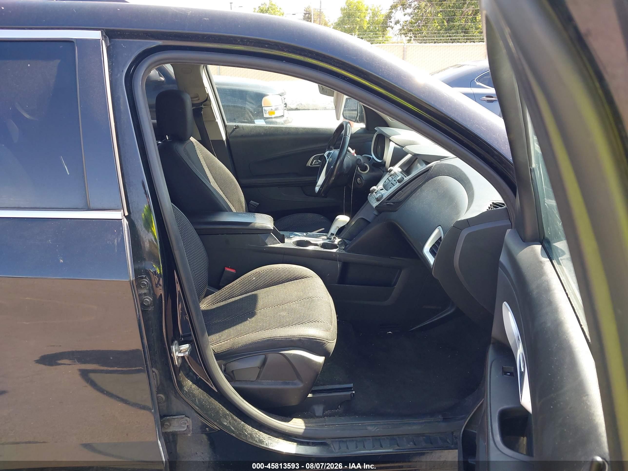 2013 Chevrolet Equinox Lt Black vin: 2GNALDEK8D6405234