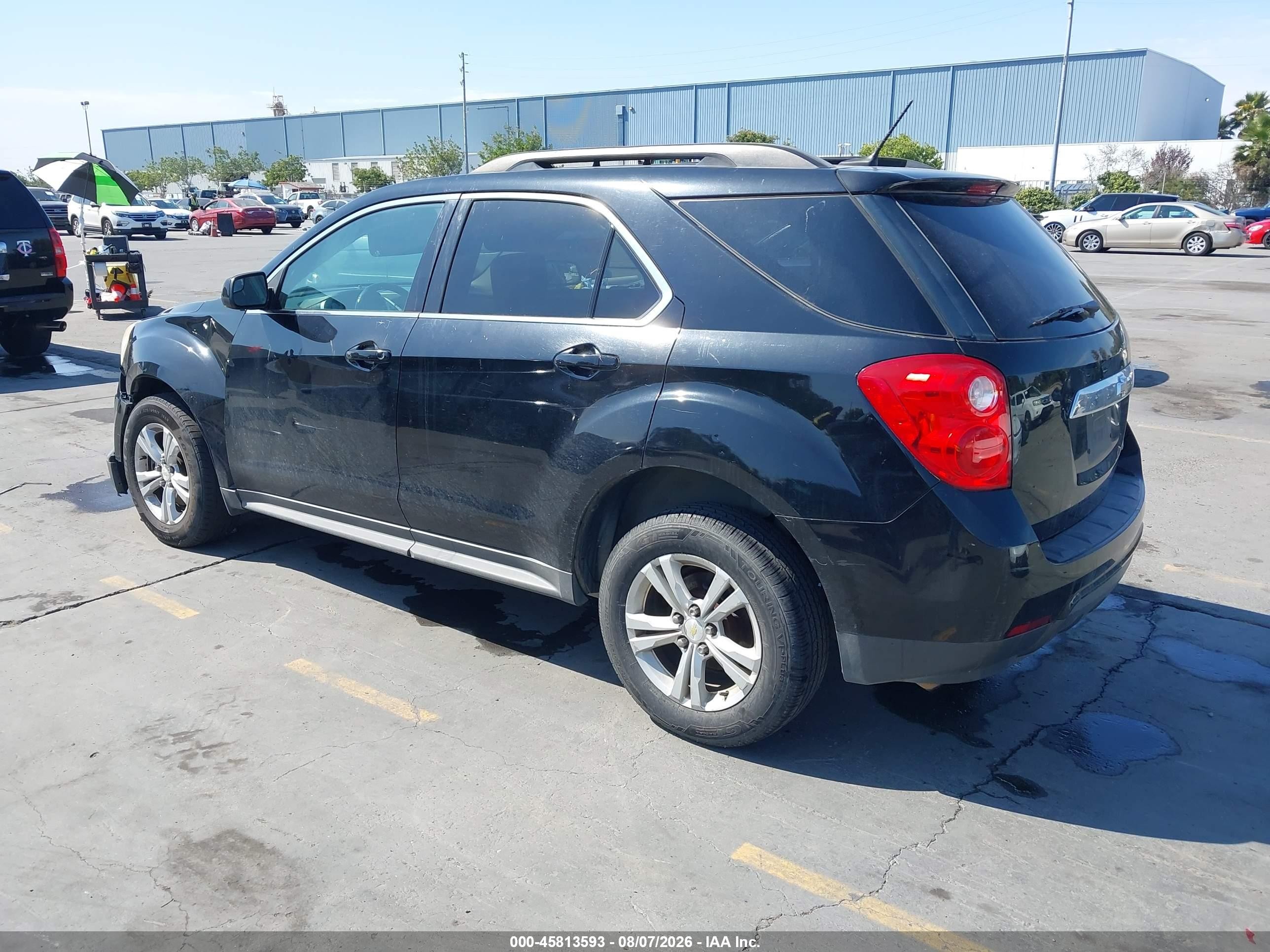 2013 Chevrolet Equinox Lt Black vin: 2GNALDEK8D6405234