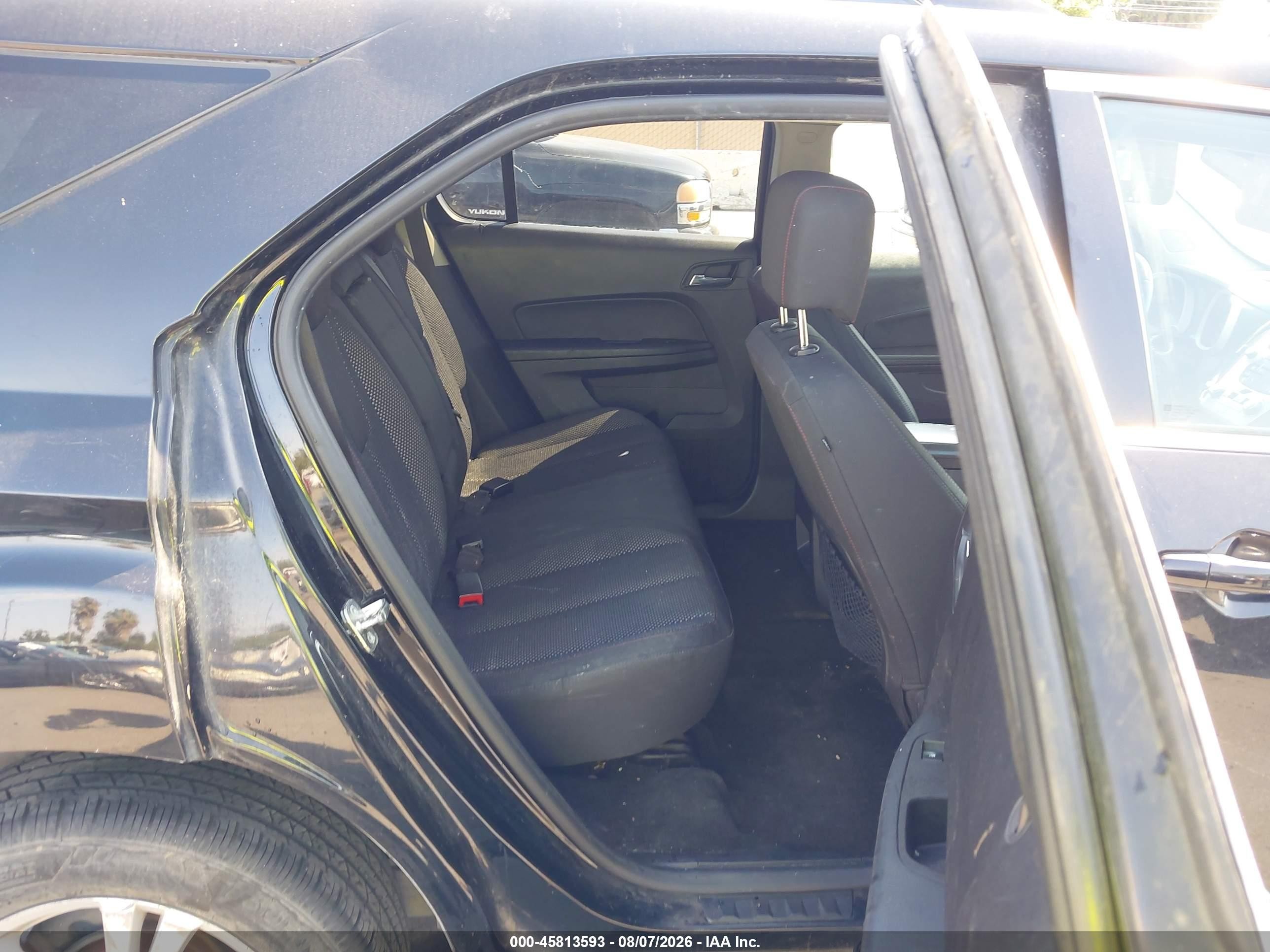 2013 Chevrolet Equinox Lt Black vin: 2GNALDEK8D6405234