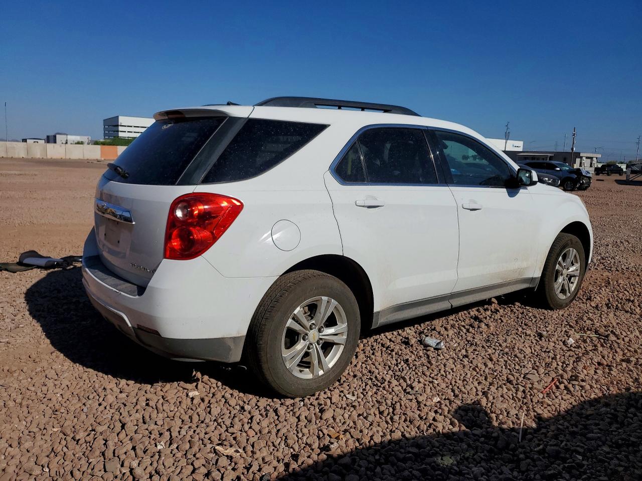 2012 Chevrolet Equinox Lt White vin: 2GNALDEK9C1184559
