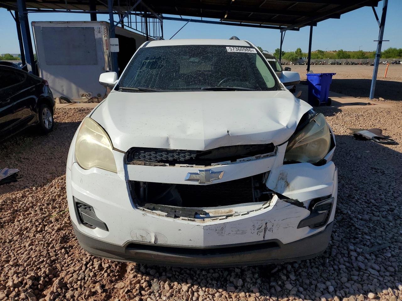 2012 Chevrolet Equinox Lt White vin: 2GNALDEK9C1184559