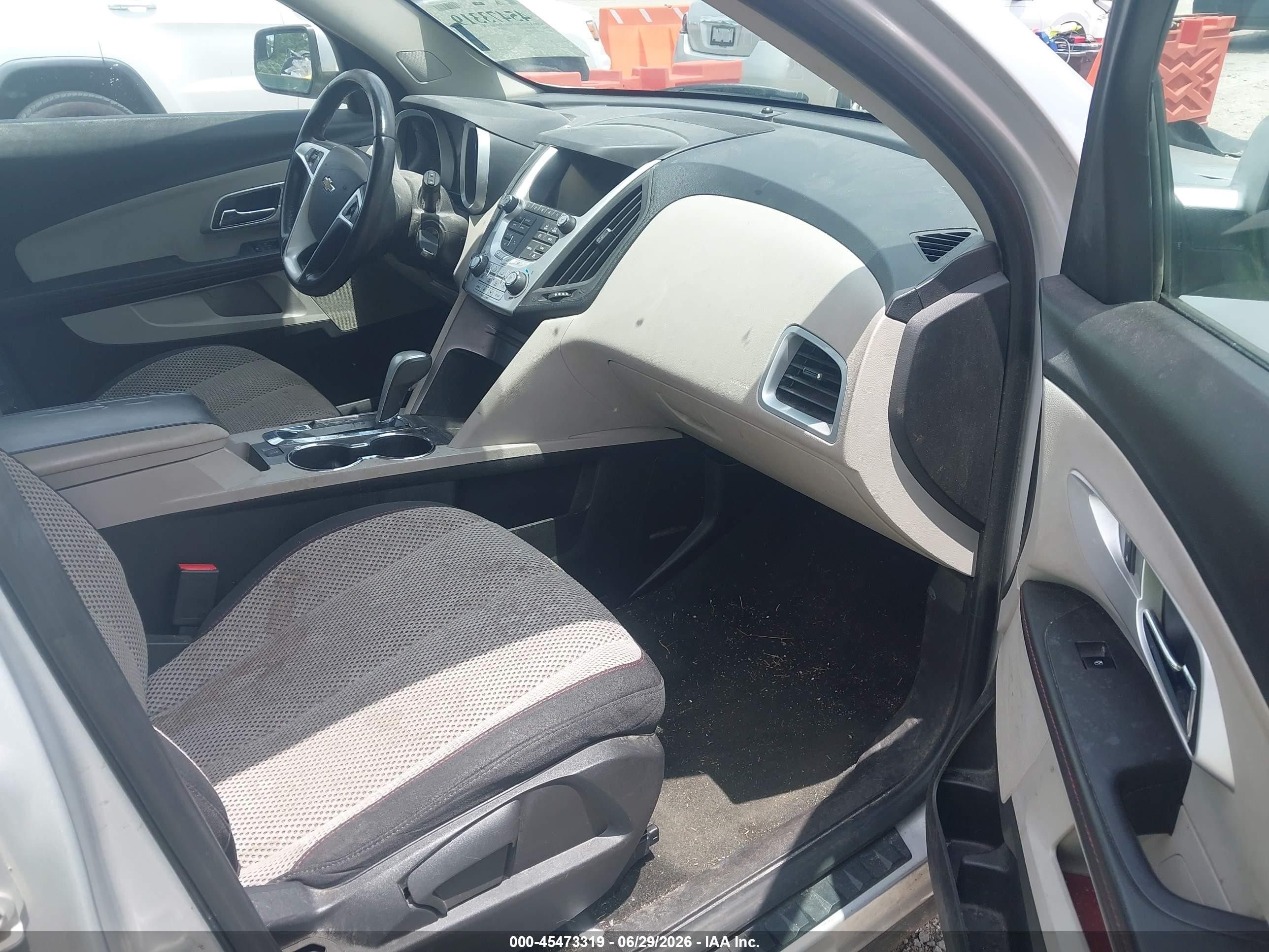 2012 Chevrolet Equinox Lt W/1lt Gray vin: 2GNALDEK9C6142685