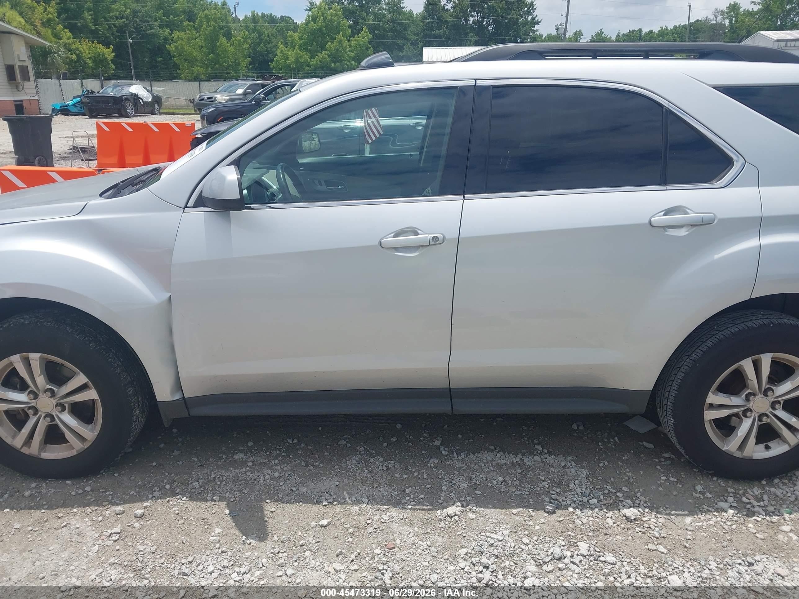 2012 Chevrolet Equinox Lt W/1lt Gray vin: 2GNALDEK9C6142685