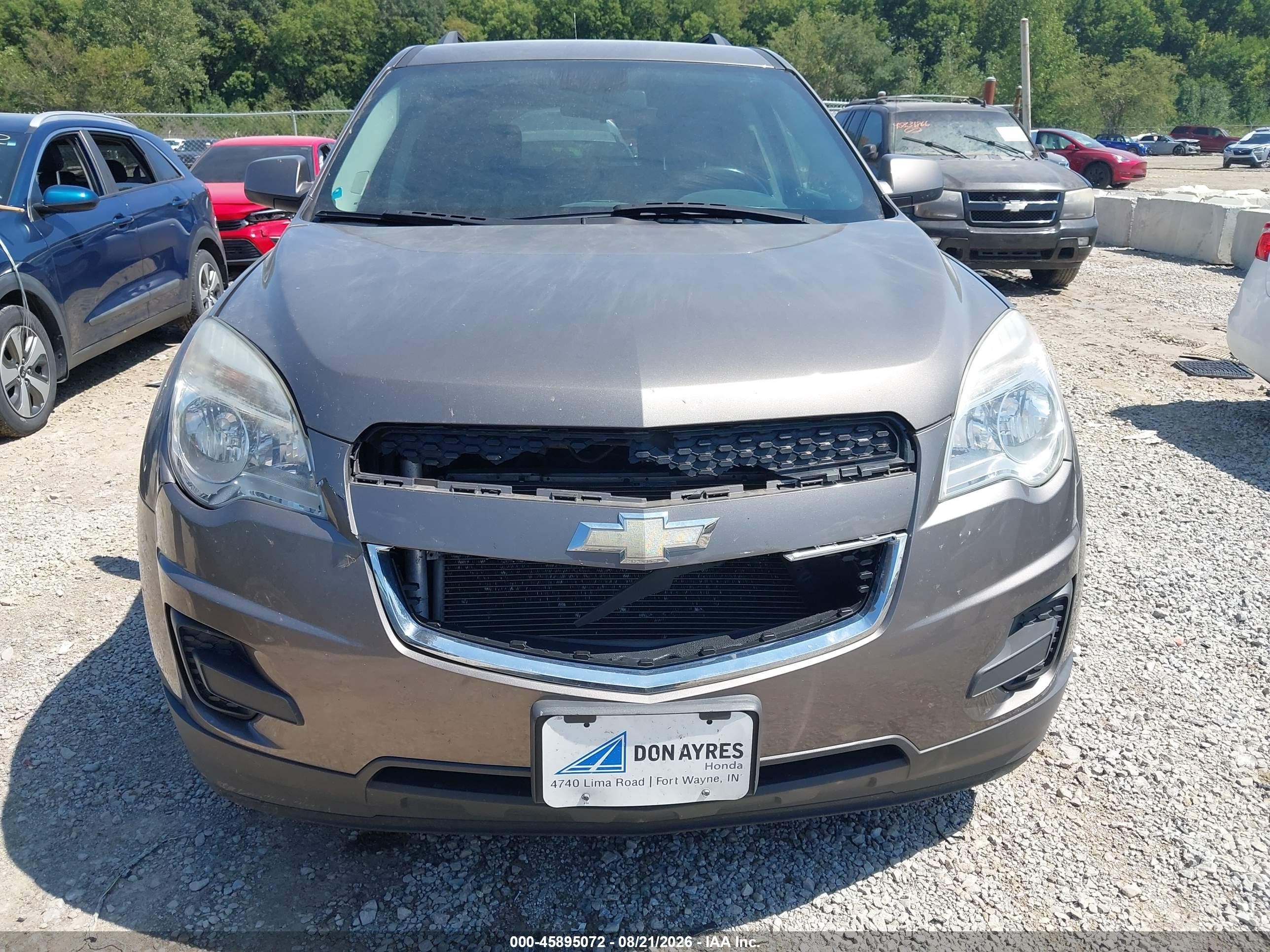 2012 Chevrolet Equinox Lt W/1lt Gray vin: 2GNALDEK9C6231026