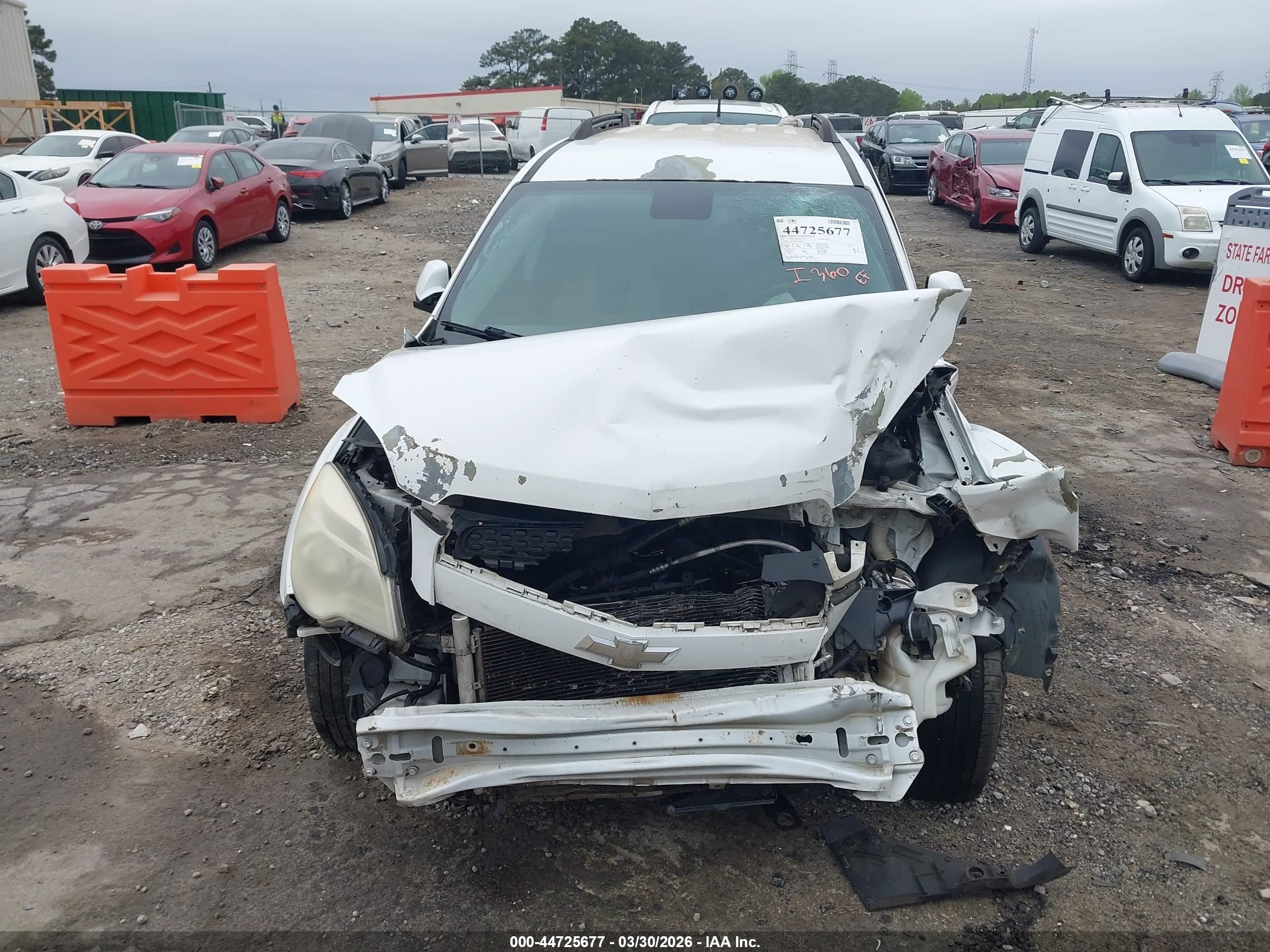 2012 Chevrolet Equinox 1lt Белый vin: 2GNALDEK9C6236811