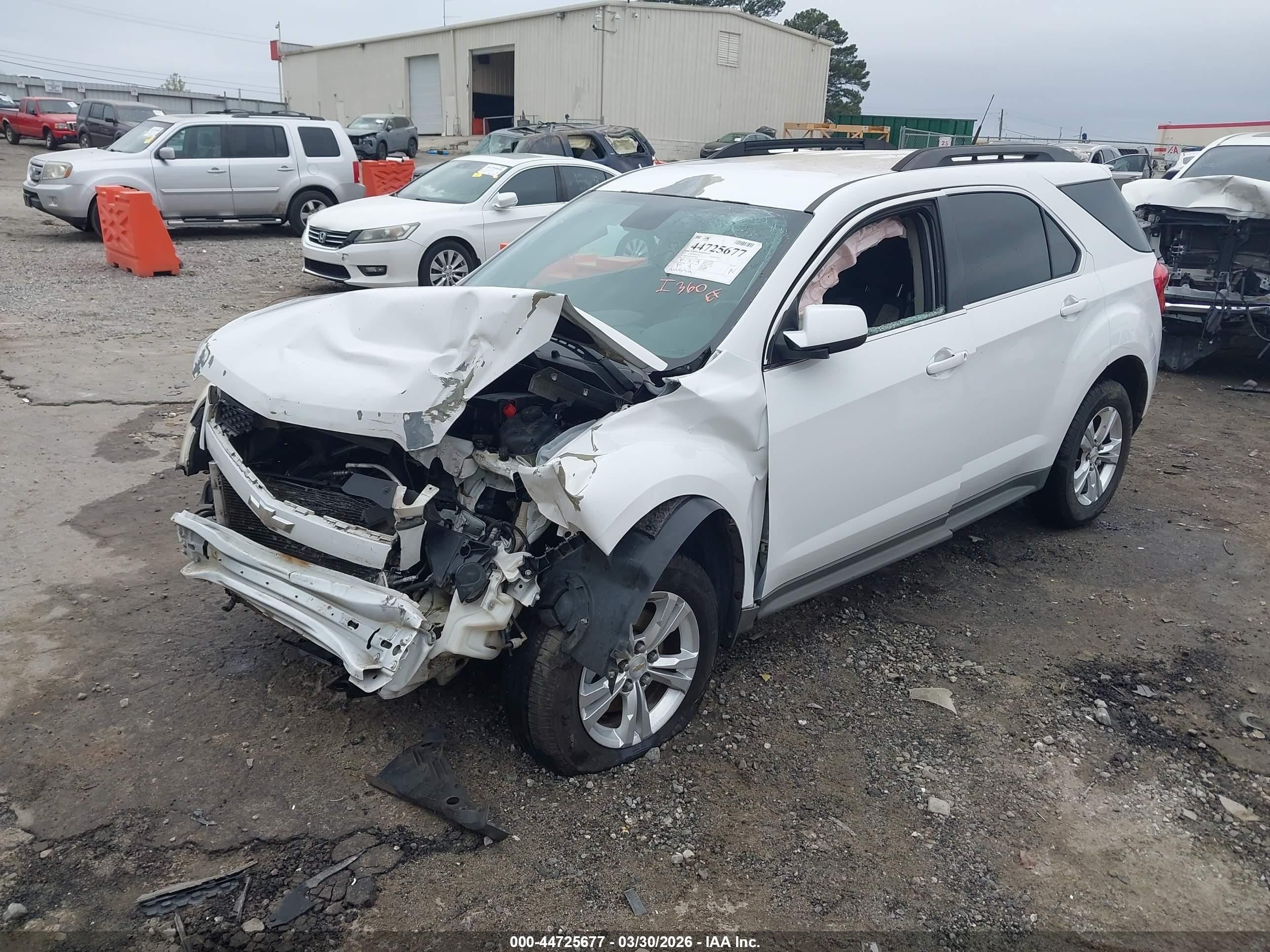 2012 Chevrolet Equinox 1lt Белый vin: 2GNALDEK9C6236811