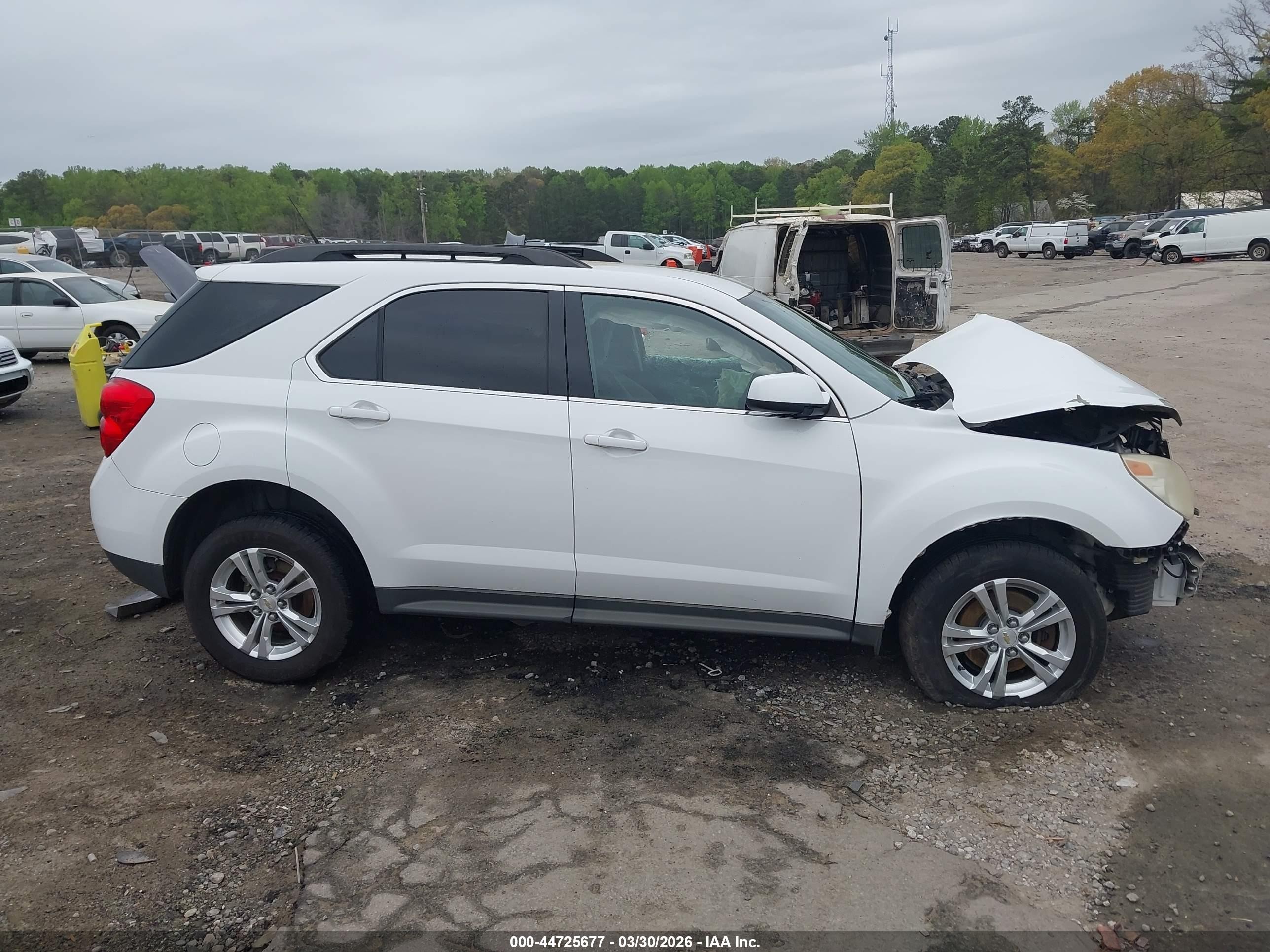 2012 Chevrolet Equinox 1lt Белый vin: 2GNALDEK9C6236811
