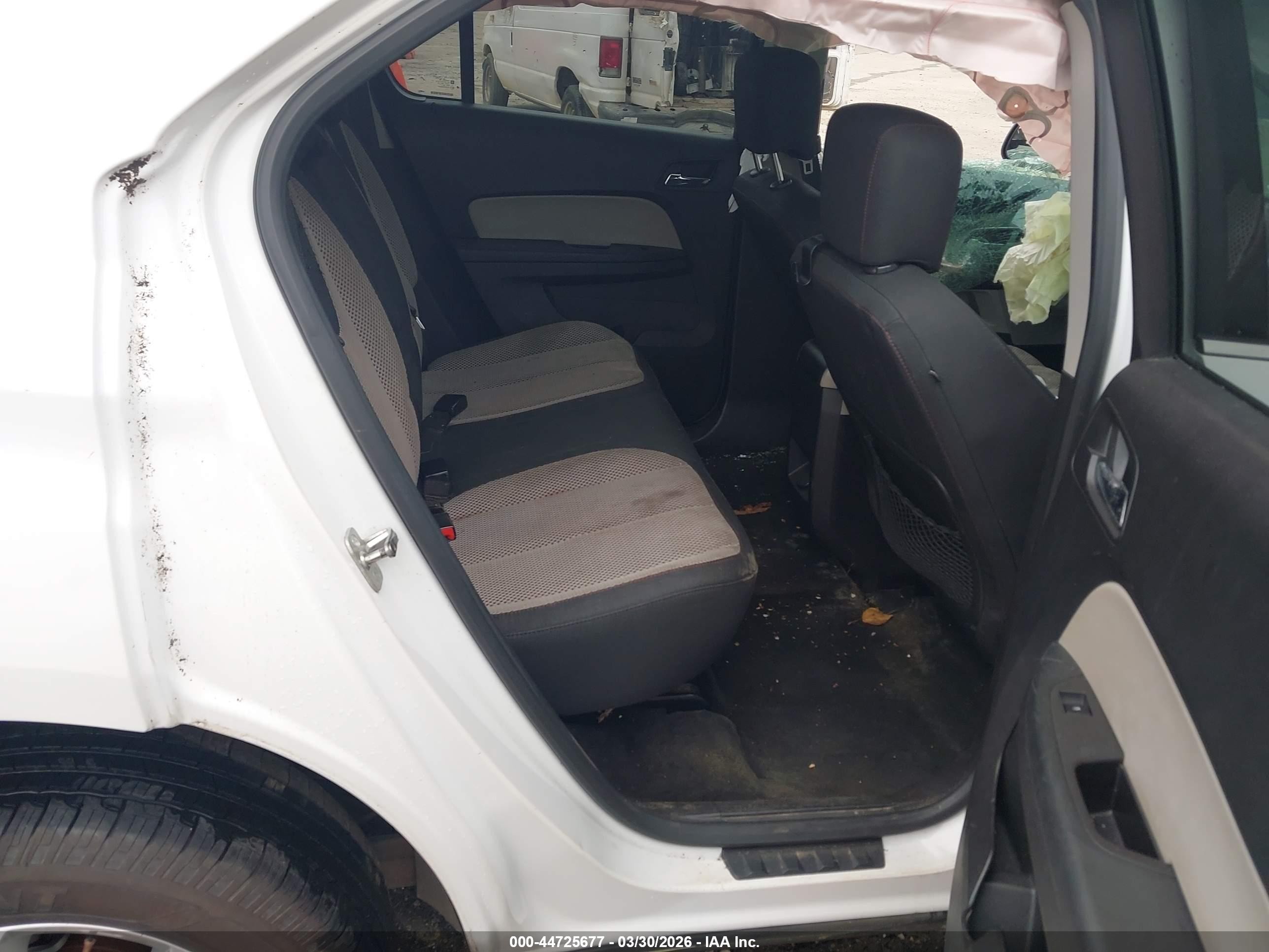 2012 Chevrolet Equinox 1lt Белый vin: 2GNALDEK9C6236811