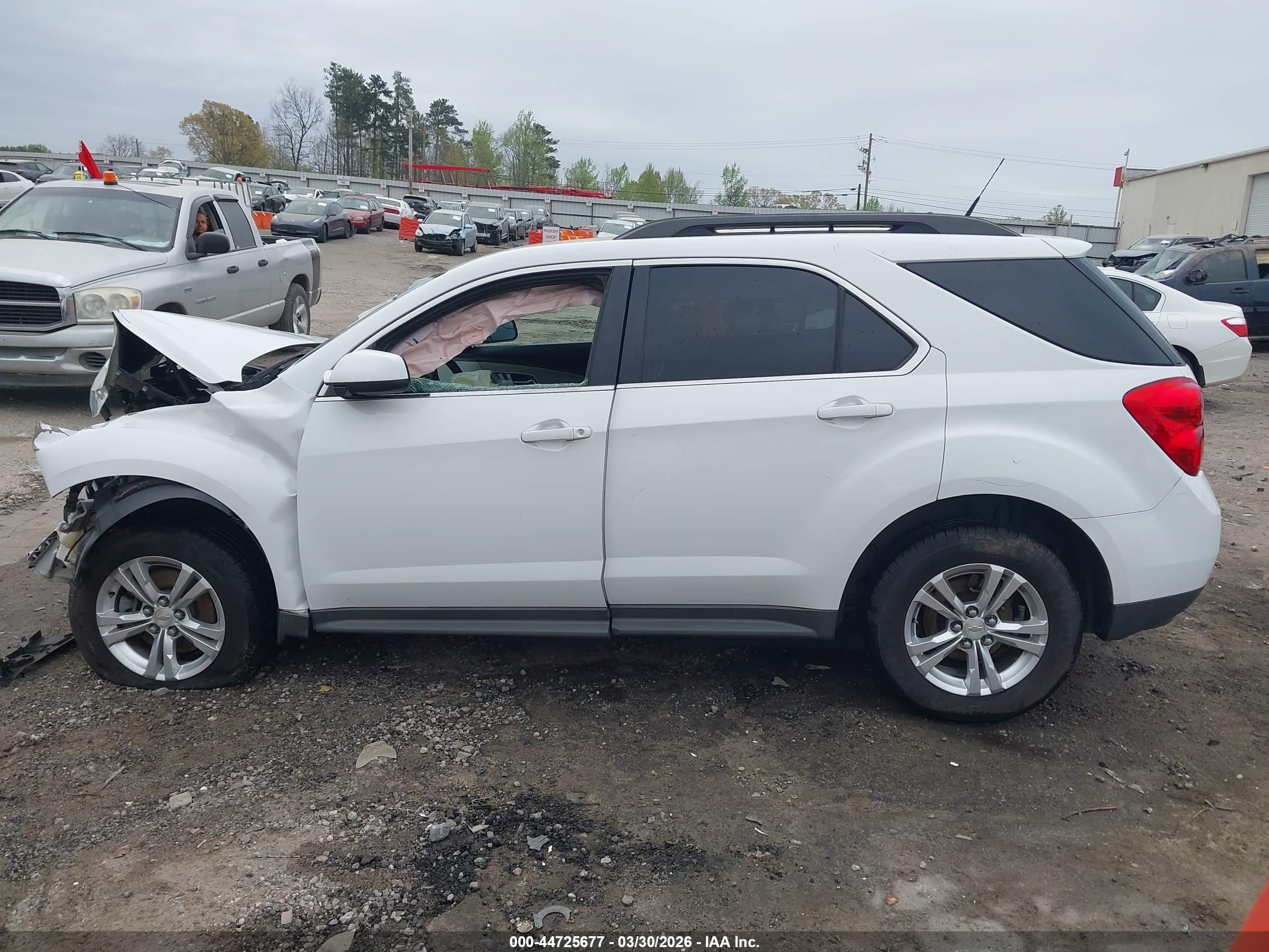 2012 Chevrolet Equinox 1lt Белый vin: 2GNALDEK9C6236811