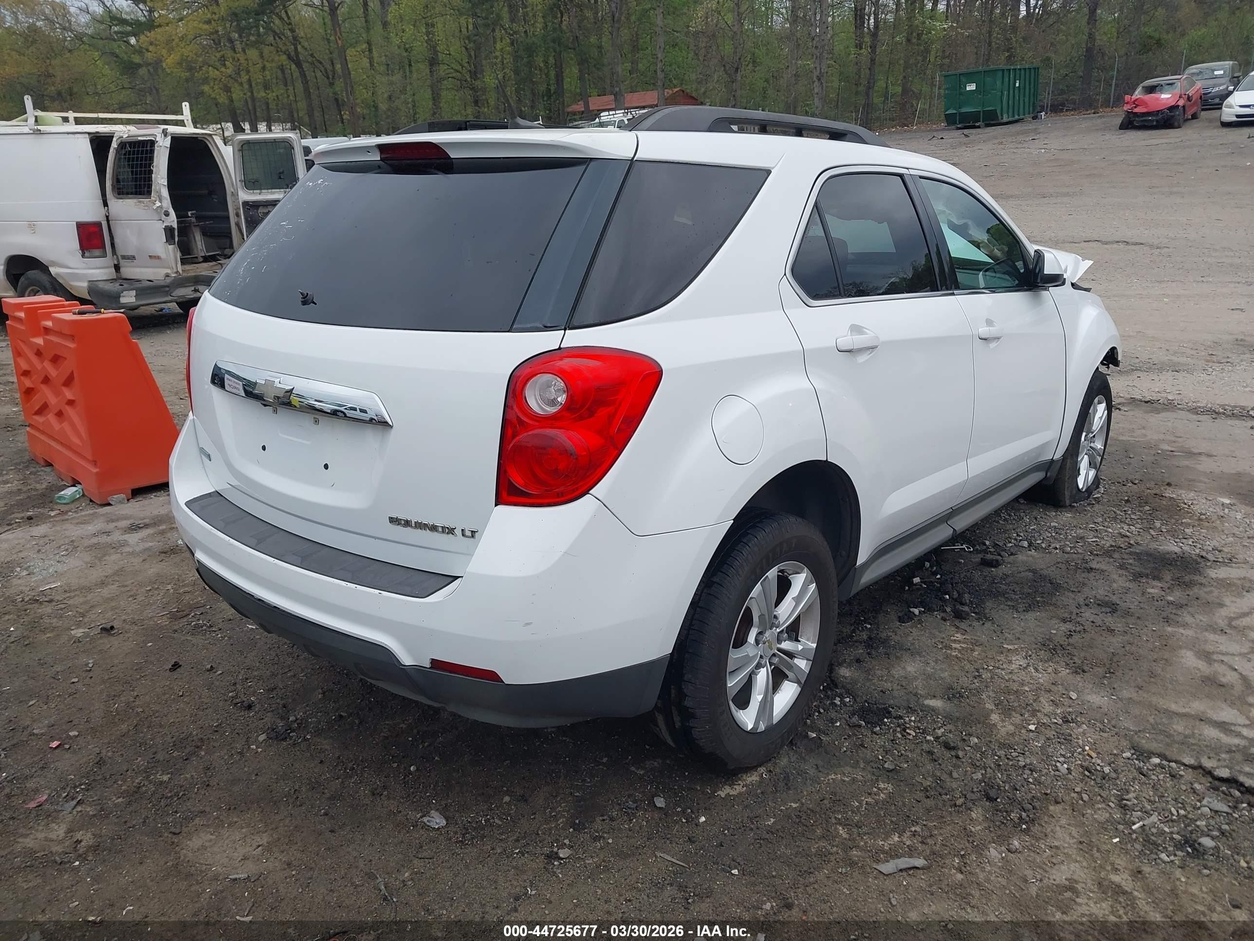 2012 Chevrolet Equinox 1lt Белый vin: 2GNALDEK9C6236811