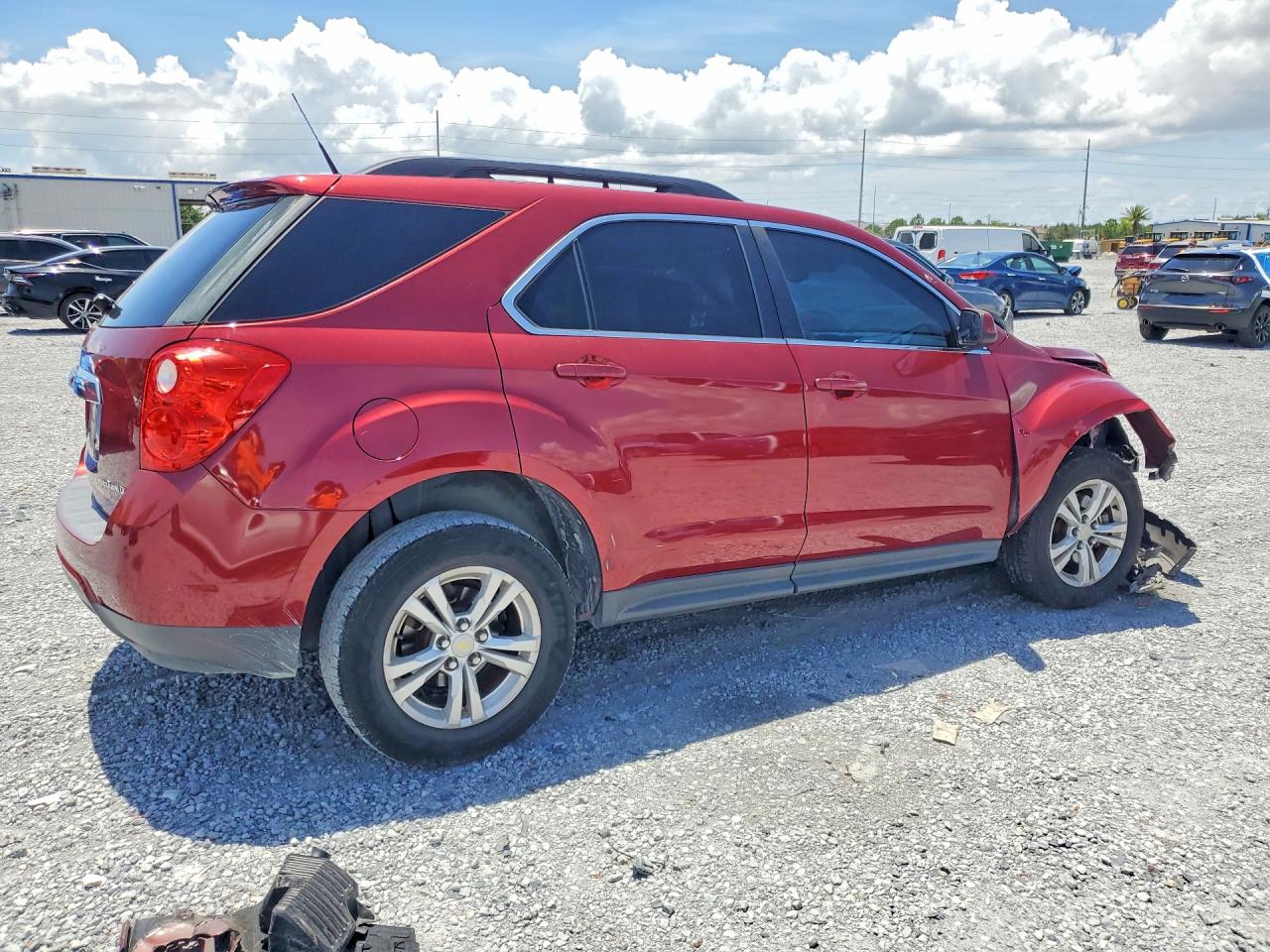 2012 Chevrolet Equinox Lt Красный vin: 2GNALDEK9C6290450