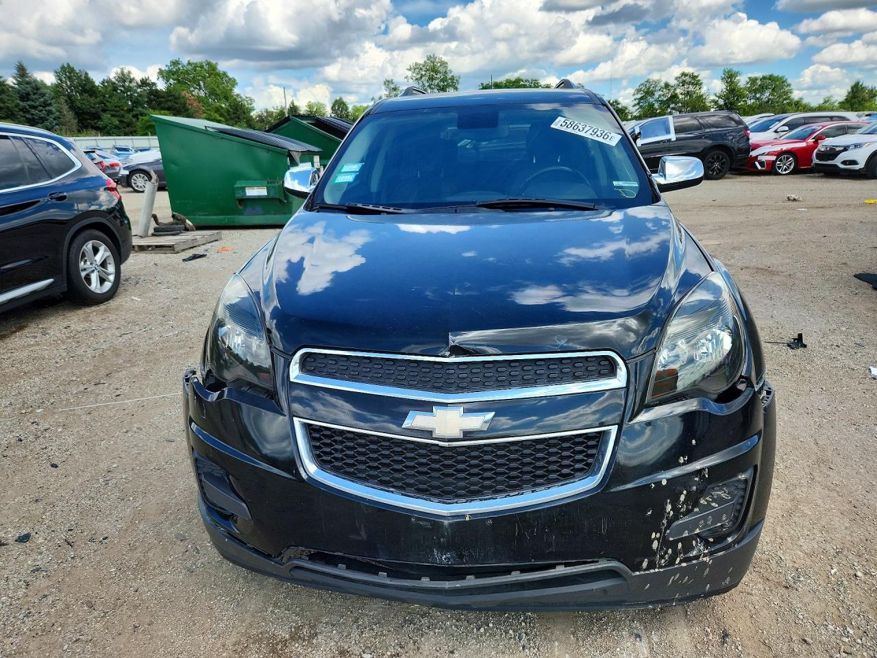 2013 Chevrolet Equinox Lt Black vin: 2GNALDEK9D1135119