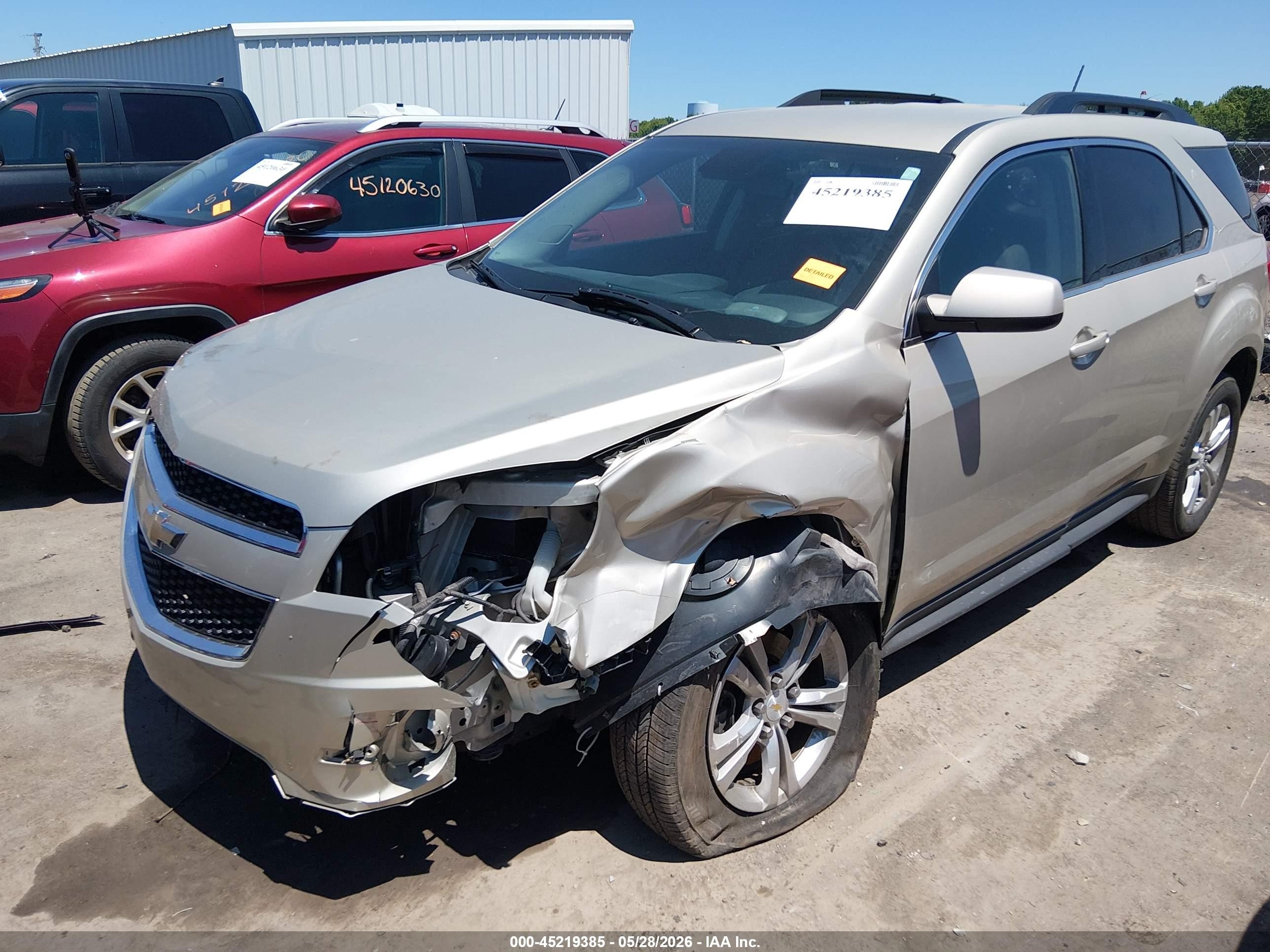 2013 Chevrolet Equinox 1lt Tan vin: 2GNALDEK9D1257513