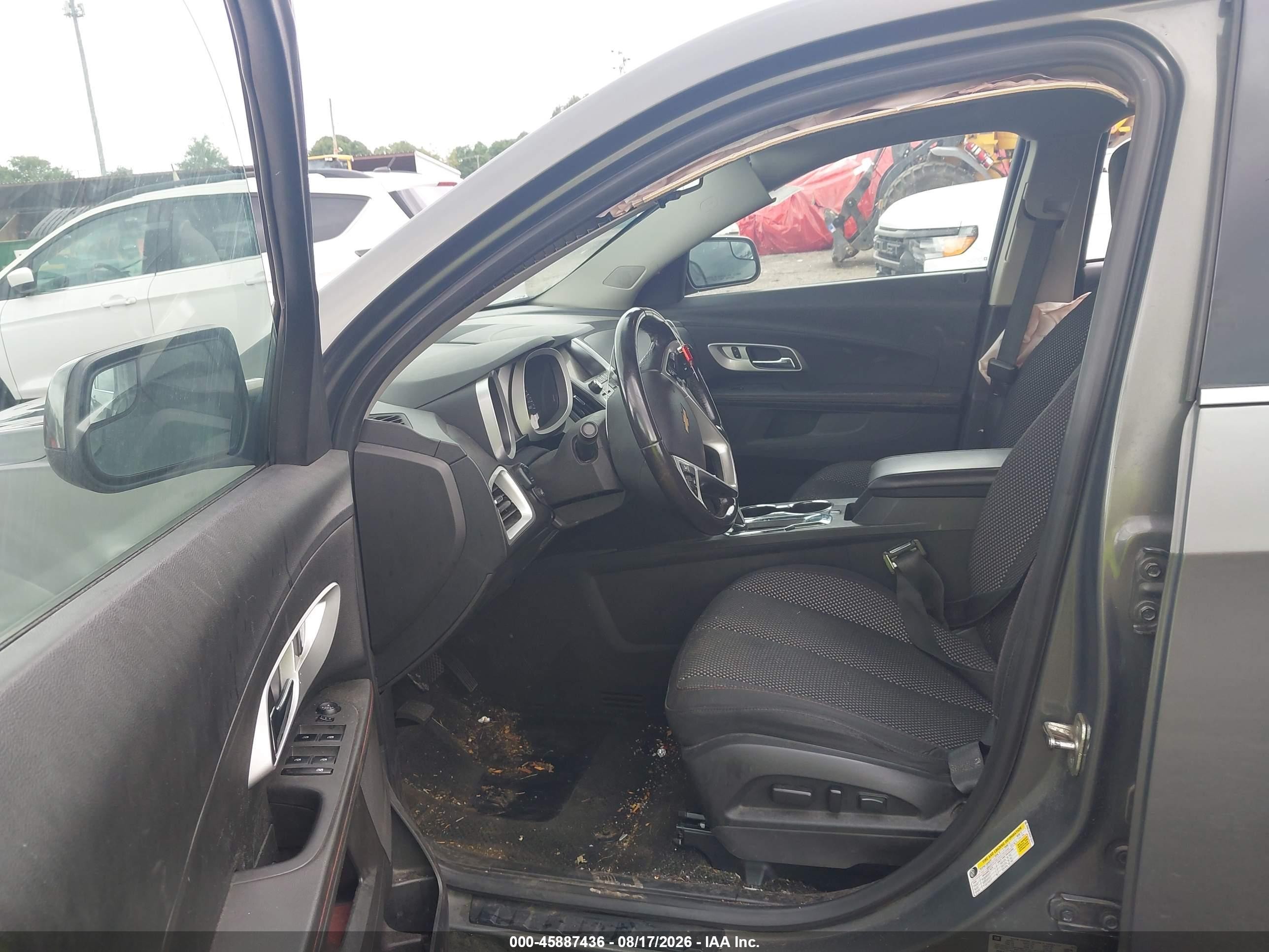 2013 Chevrolet Equinox 1lt Серый vin: 2GNALDEK9D6122311