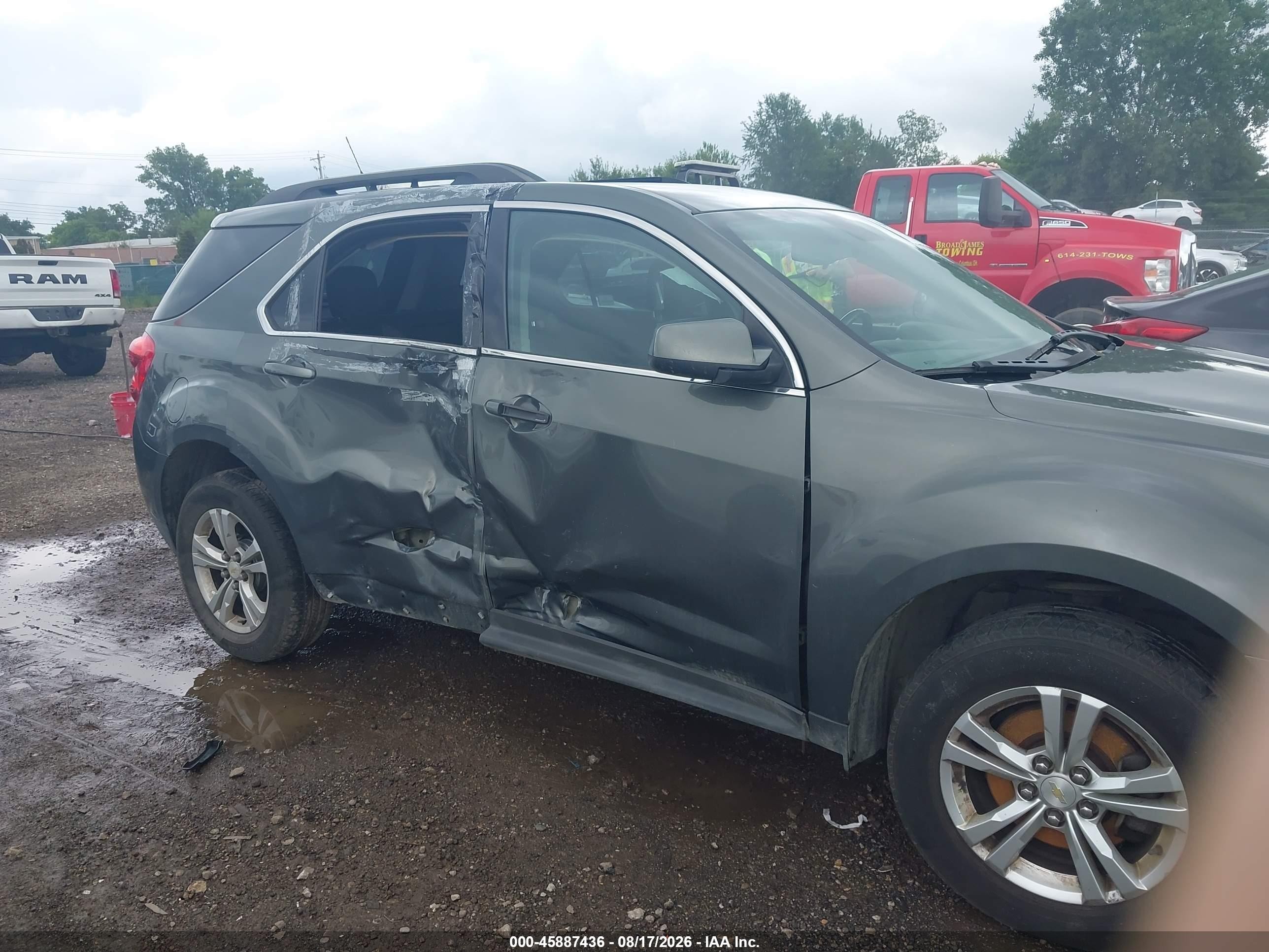 2013 Chevrolet Equinox 1lt Серый vin: 2GNALDEK9D6122311