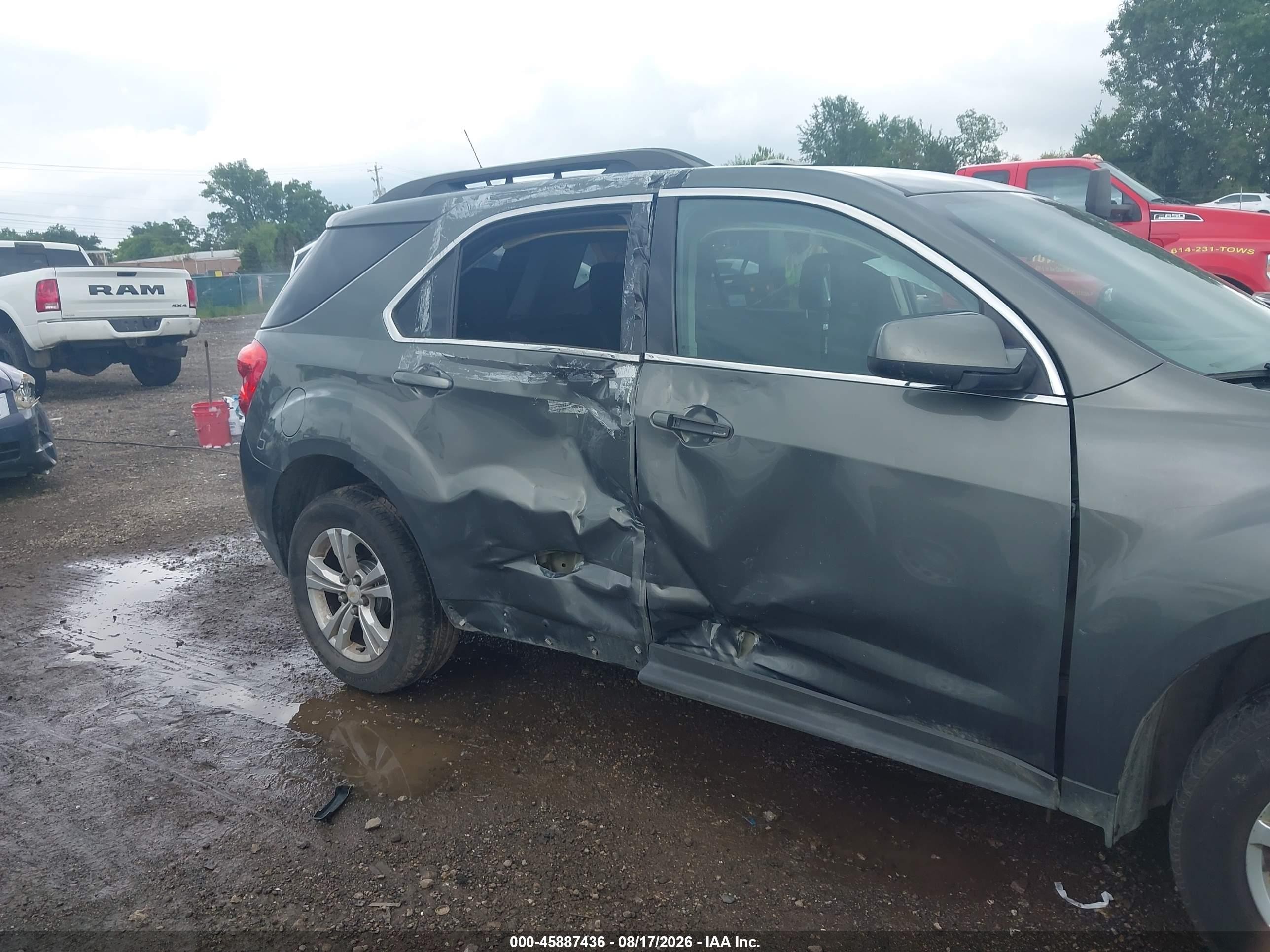 2013 Chevrolet Equinox 1lt Серый vin: 2GNALDEK9D6122311