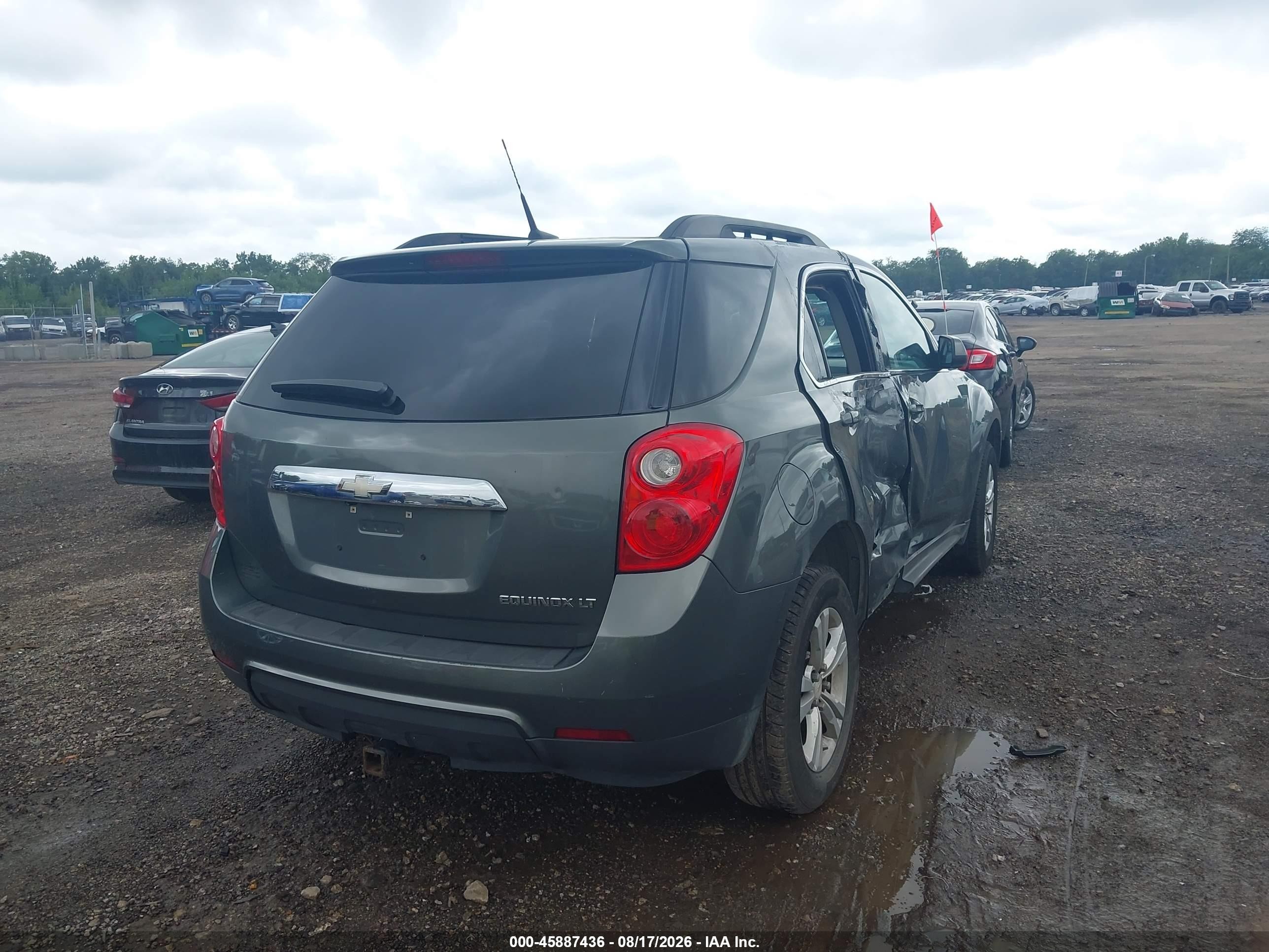2013 Chevrolet Equinox 1lt Серый vin: 2GNALDEK9D6122311
