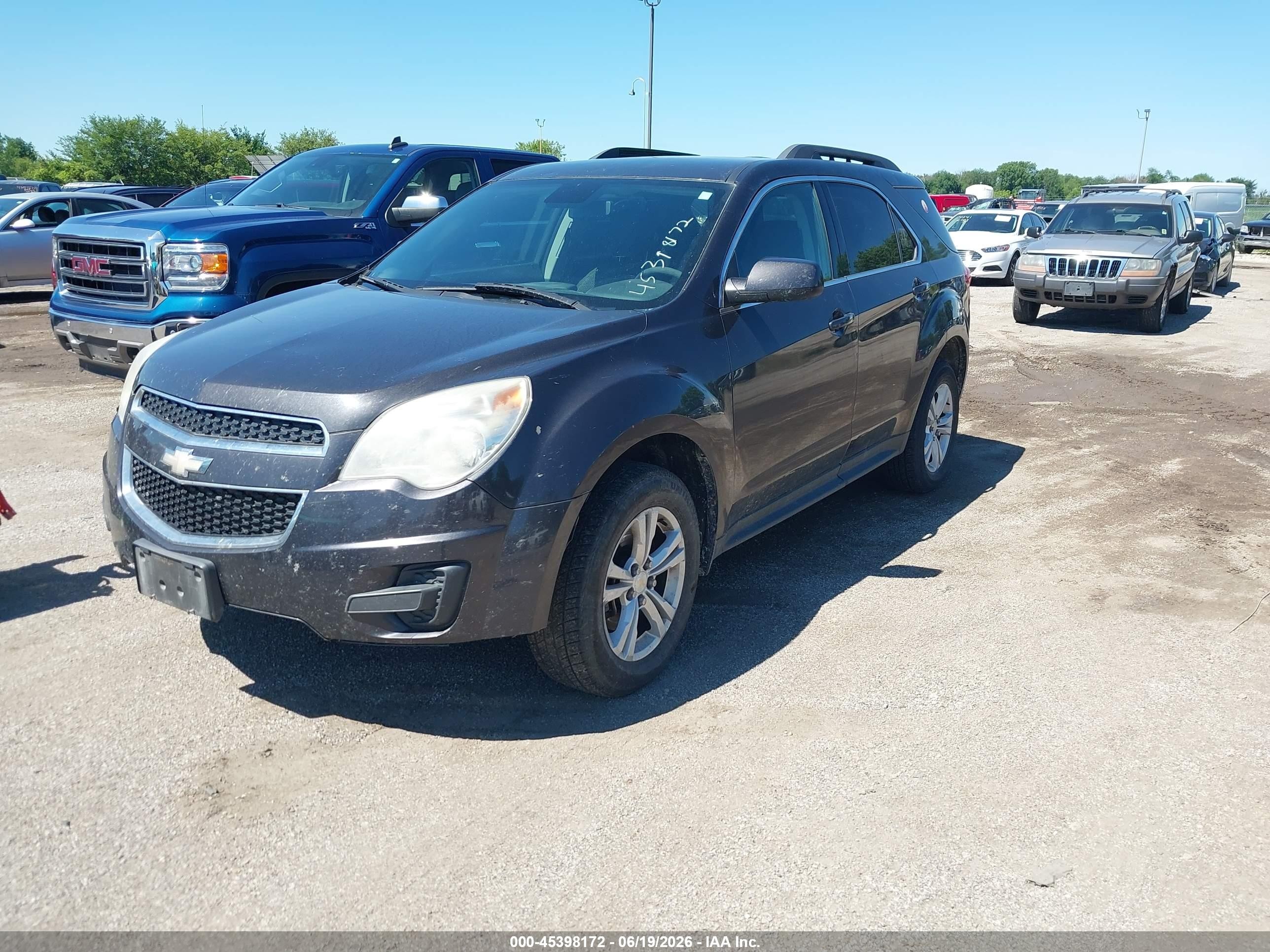 2013 Chevrolet Equinox Lt Blue vin: 2GNALDEK9D6149394